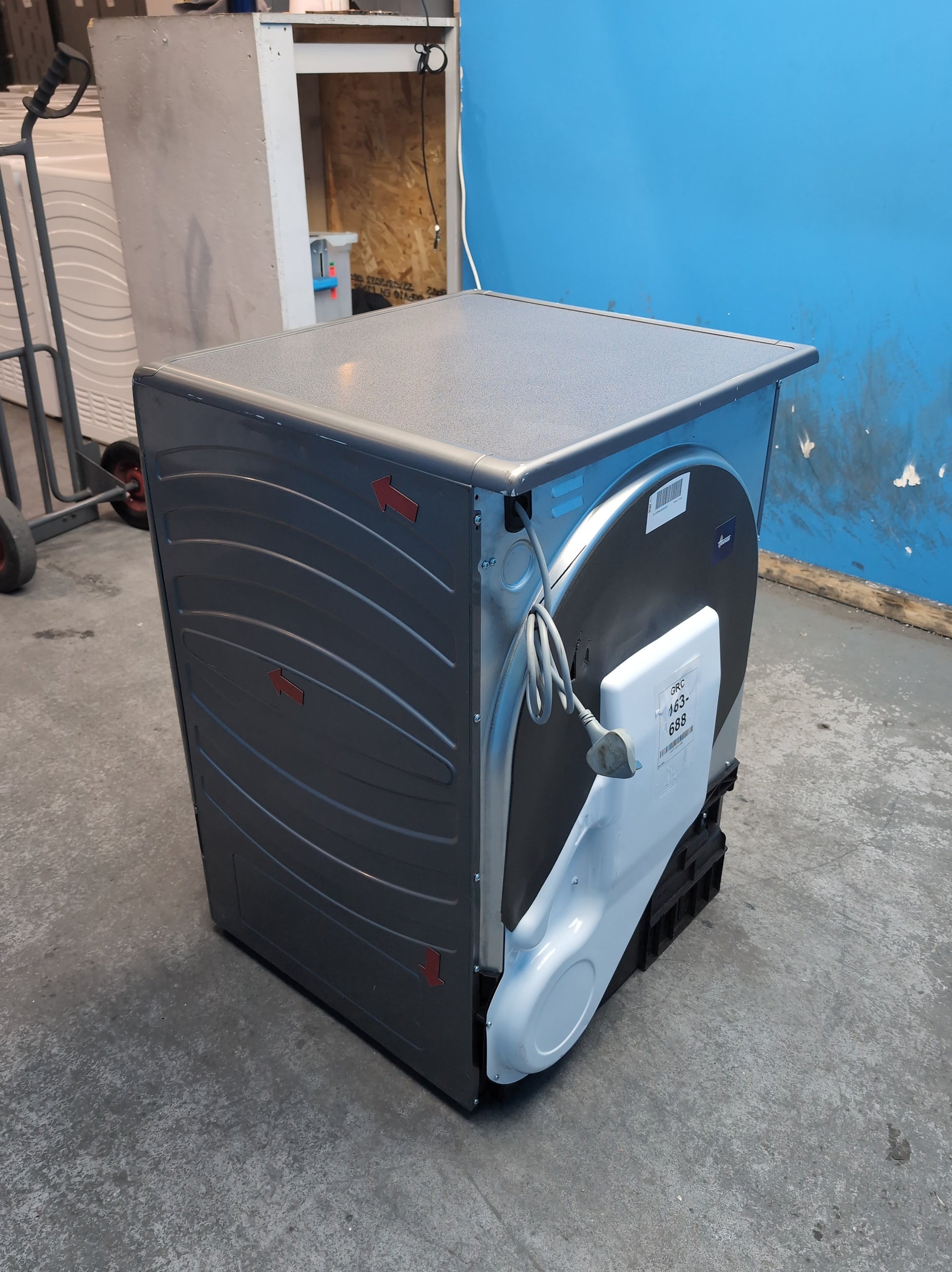 #GRC-163-688 - Hoover 10kg Condenser Tumble Dryer – WiFi Connected, Grey, B Energy Rating