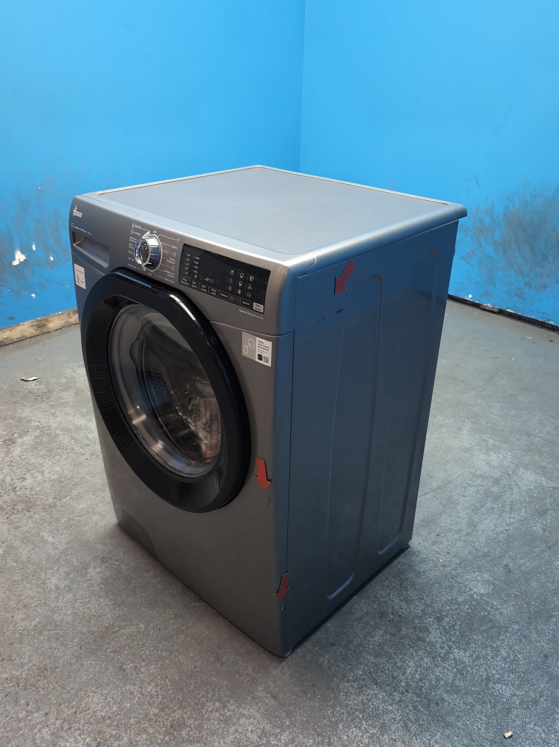 #GRC-163-690 - Hoover H-WASH 350 10kg 1400rpm Washing Machine – Eco-Power Inverter Motor