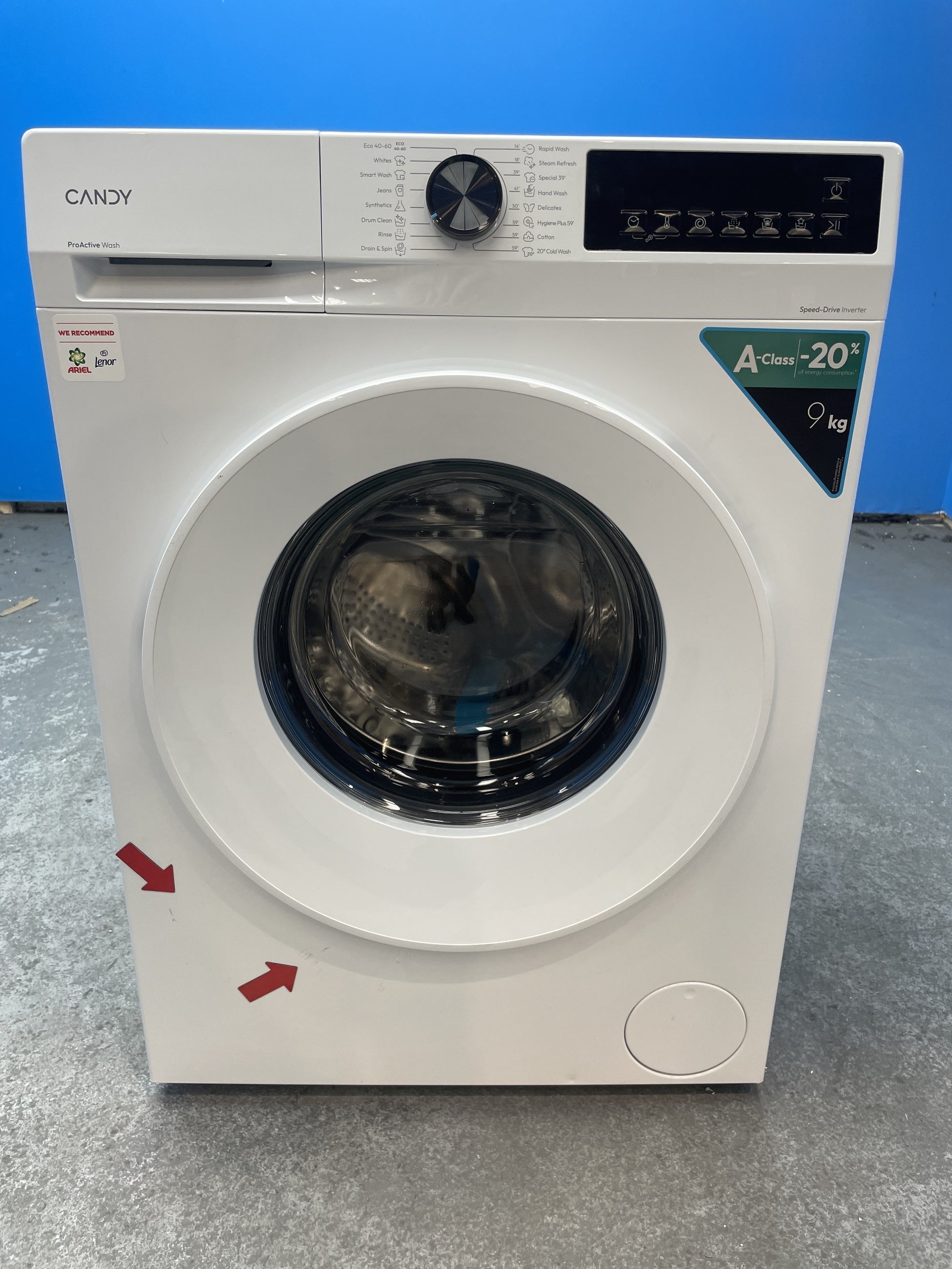 #GRC-158-388 - Candy Quick Pro GD 498-80 9kg 1400rpm Washing Machine