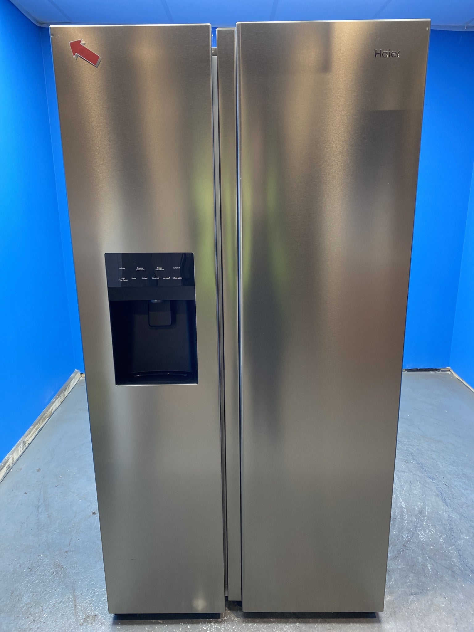 Haier HSR5918DIMP American Style Series 5 511 Litre Fridge Freezer