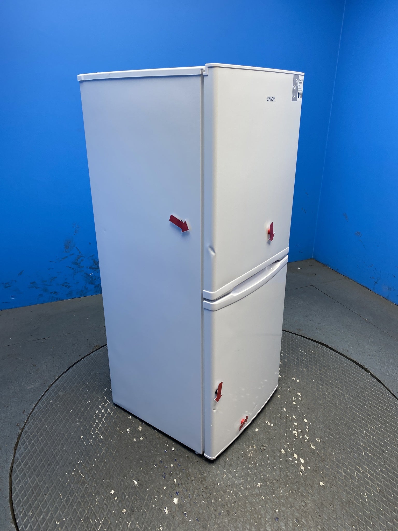 Candy CCH1S513EWK 185 Litre Combi Fridge Freezer