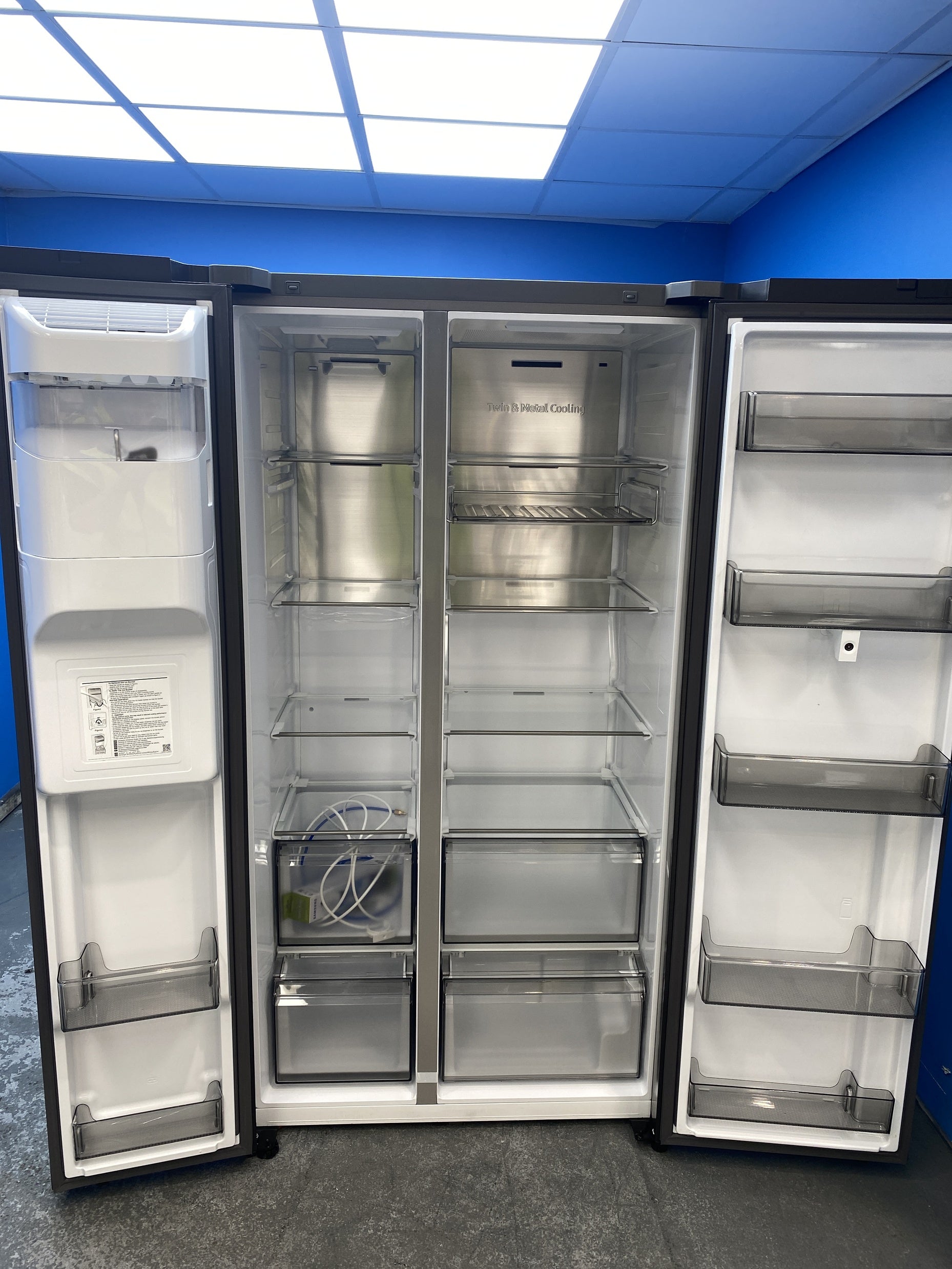 #GRC-157-233 - Samsung RS90F66BEFEU Family Hub American Fridge Freezer