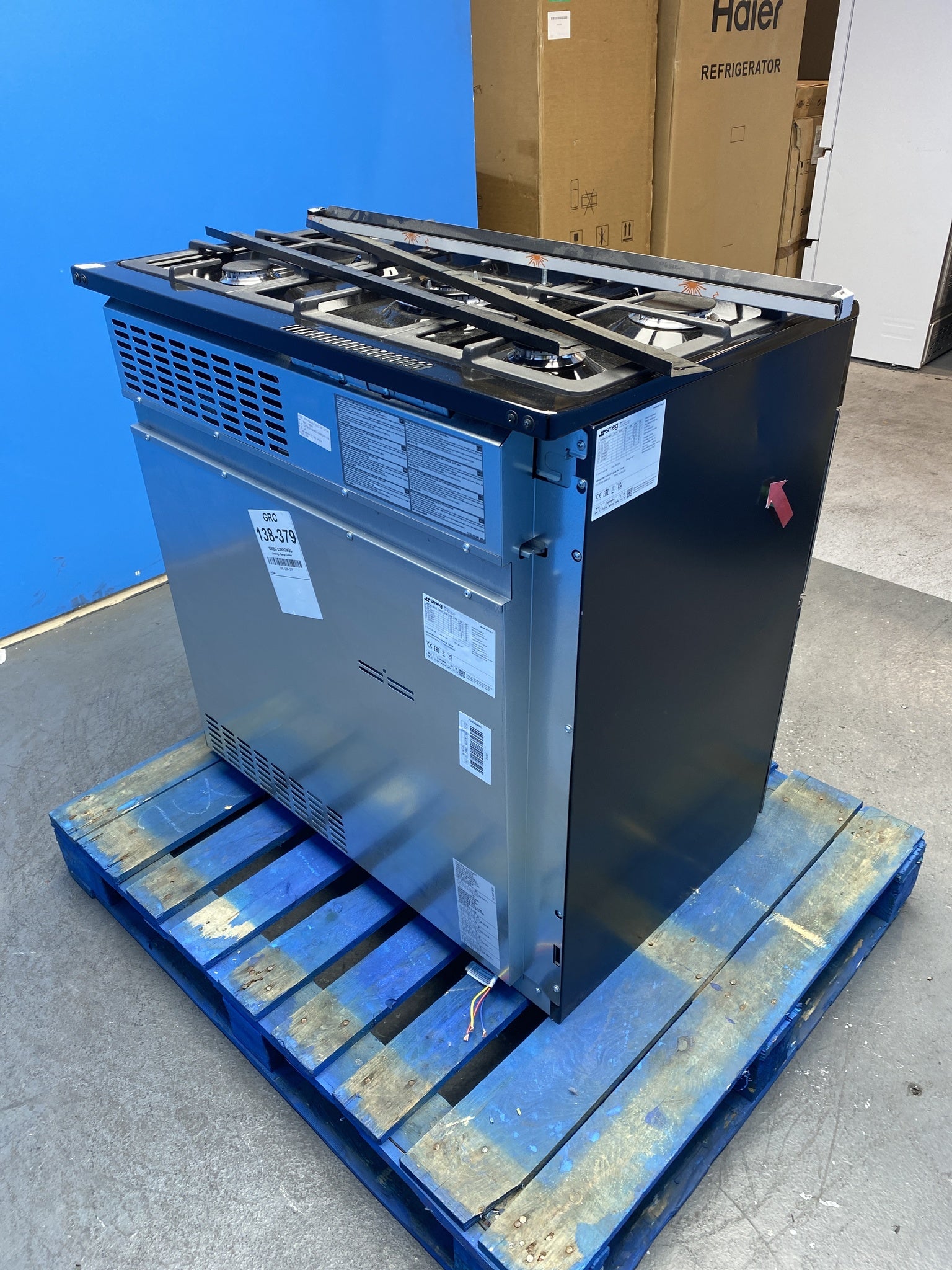 Smeg CX93GMBL 90cm Dual Fuel Range Cooker