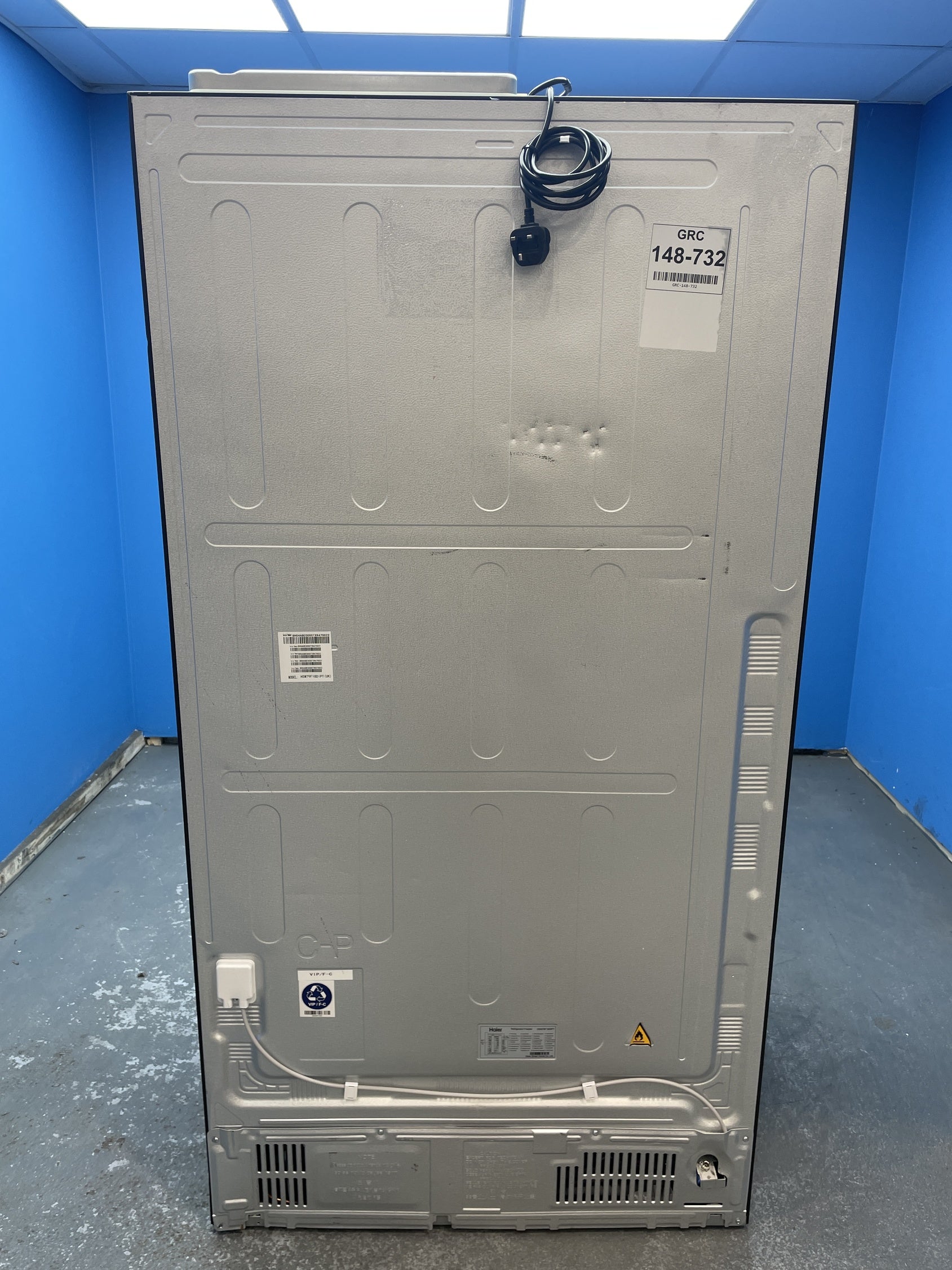 Haier HSW79F18DIPT 601L No Frost American Fridge Freezer