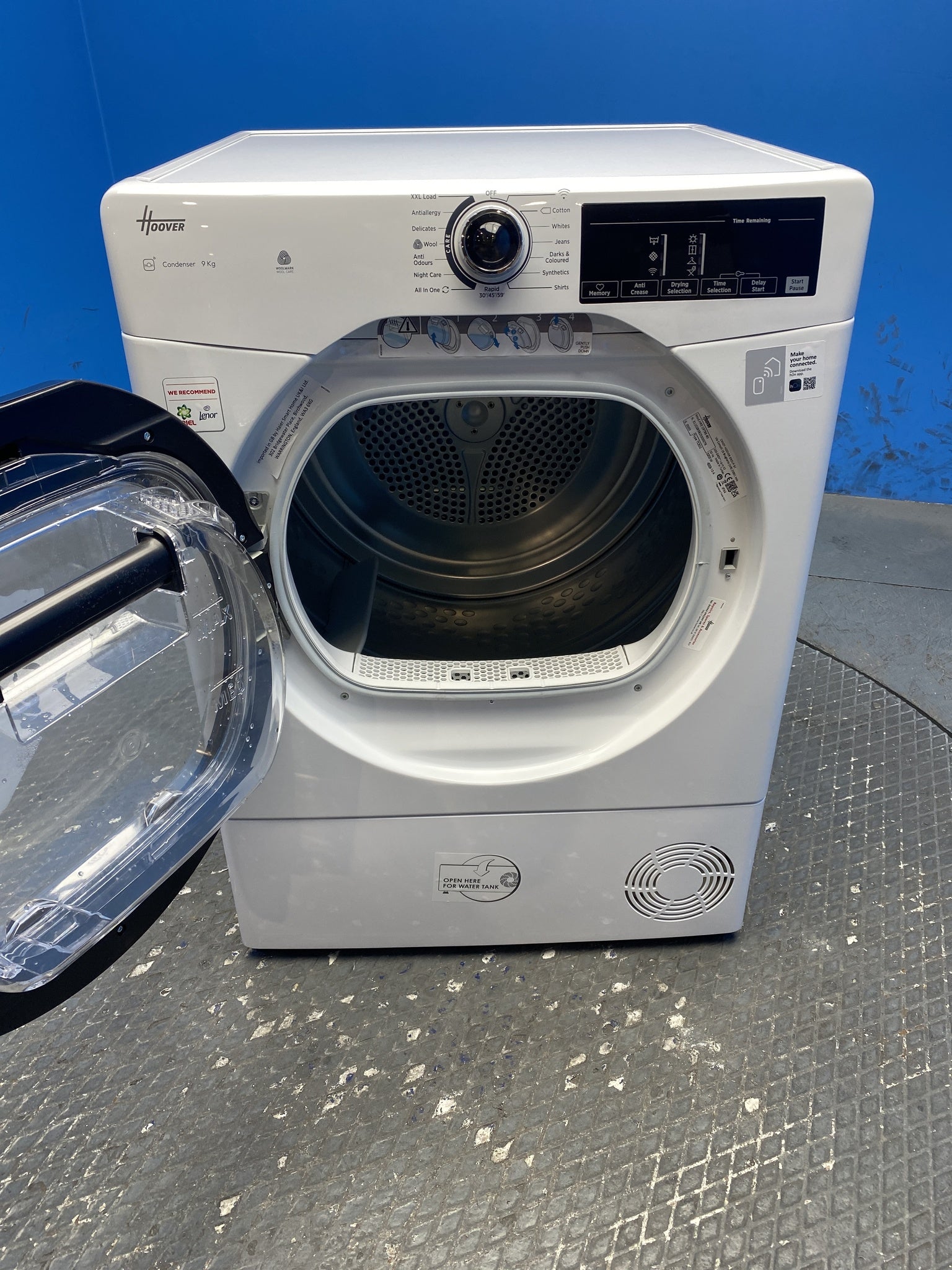 Hoover H-DRY 350 HREC9TBE-80 9kg Condenser Tumble Dryer