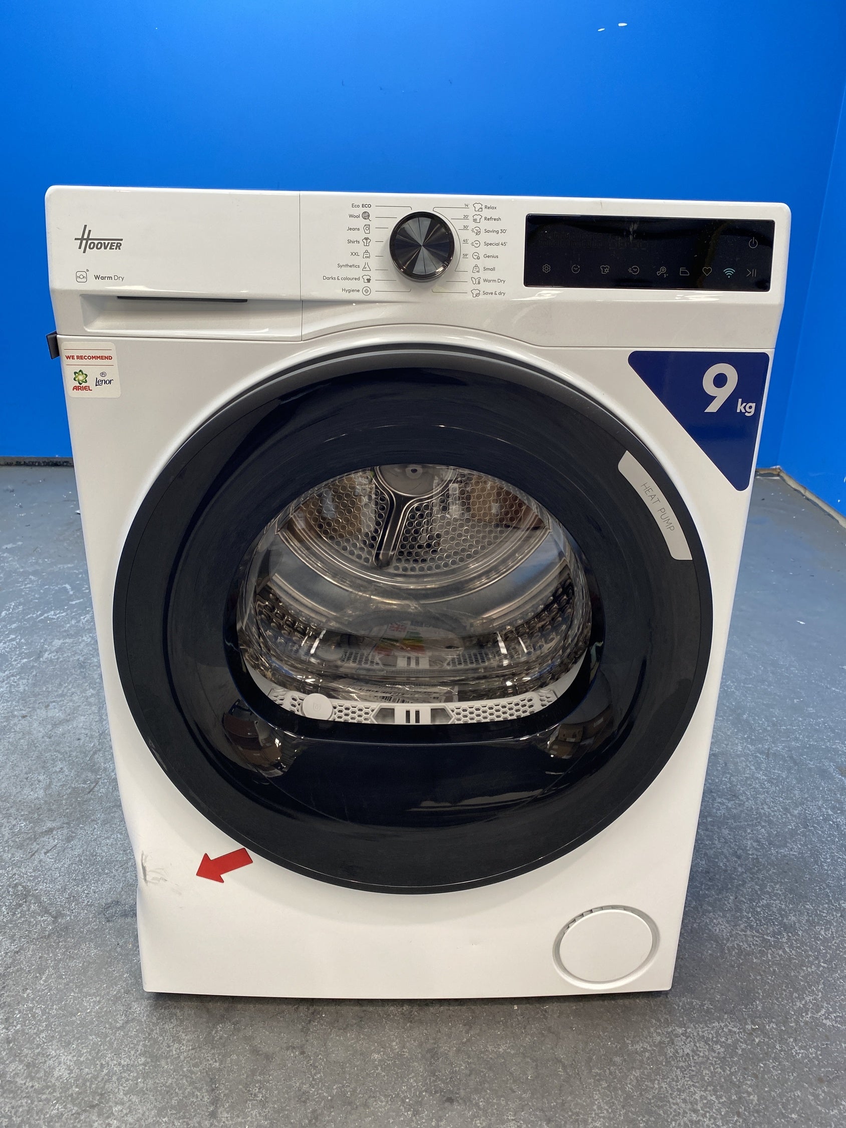 #GRC-159-769 - Hoover HBR 9N2BX-80 Pro Dry Series 3 9kg Heat Pump Tumble Dryer
