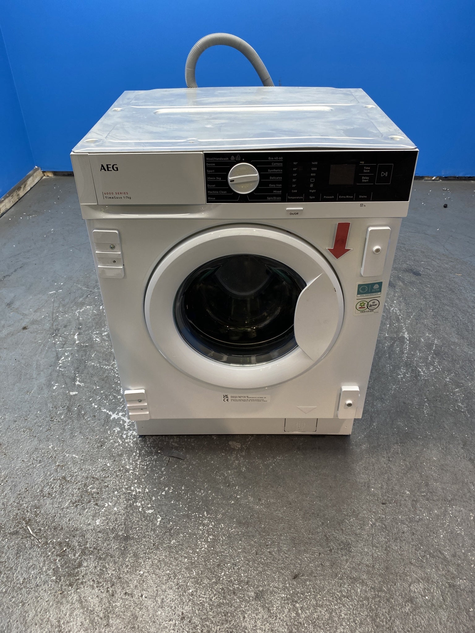 AEG 6000 AutoSense LFX6G7434BI 7kg 1400rpm Integrated Washing Machine