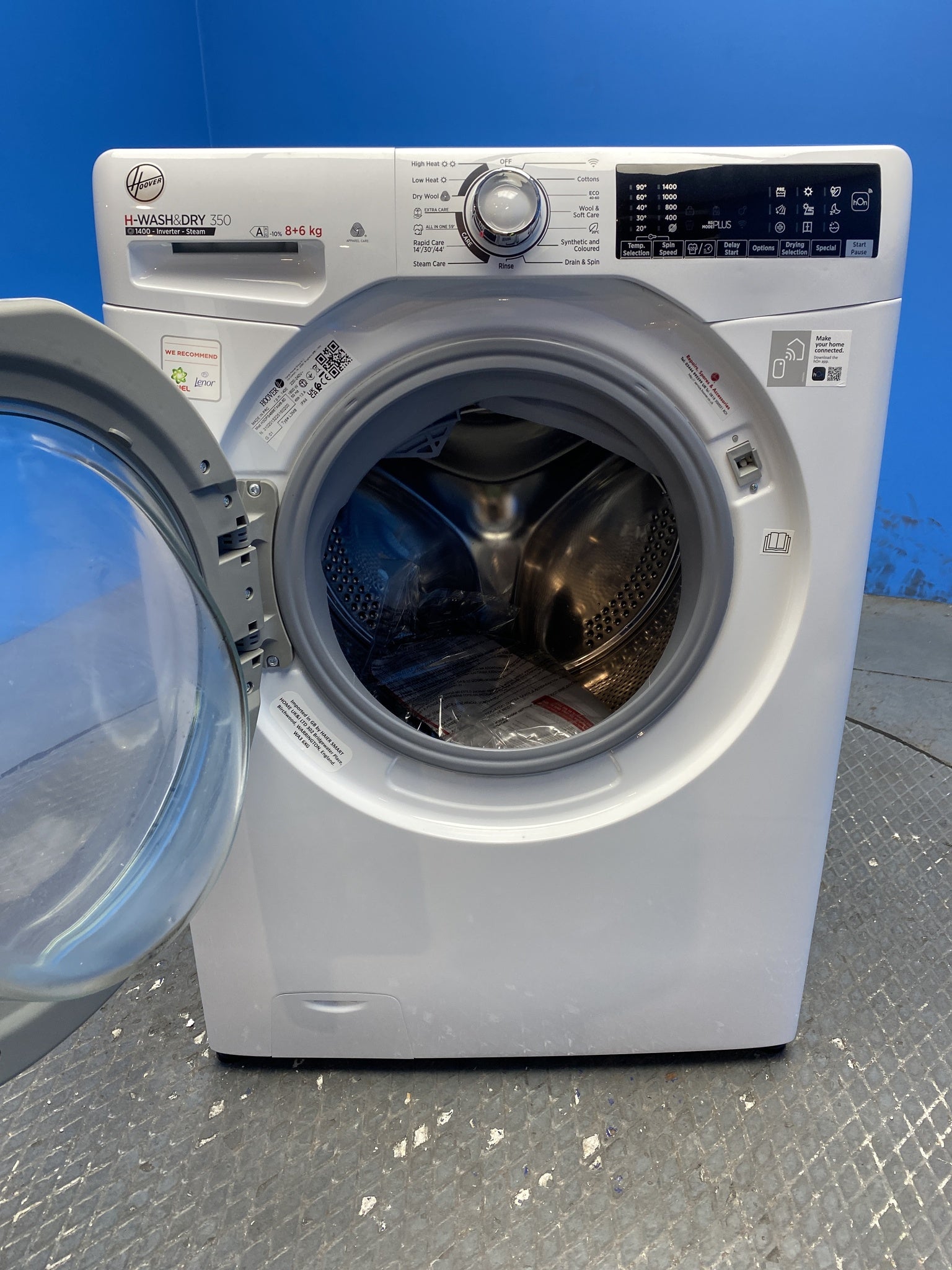 Hoover H3DPS4866TAM6 8kg/6kg 1400 Spin Washer Dryer