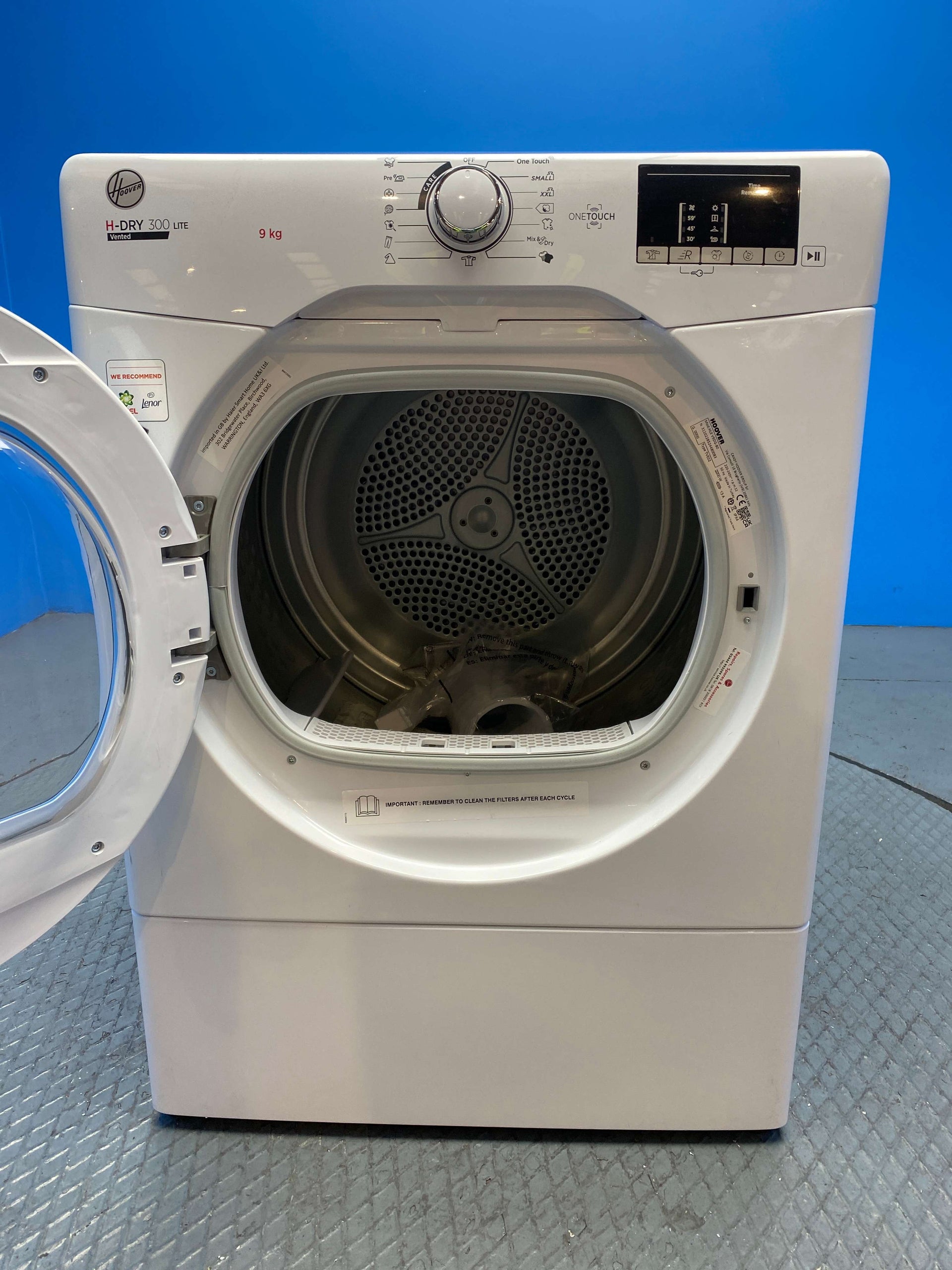 Hoover HLEV9DG 9kg Vented Tumble Dryer