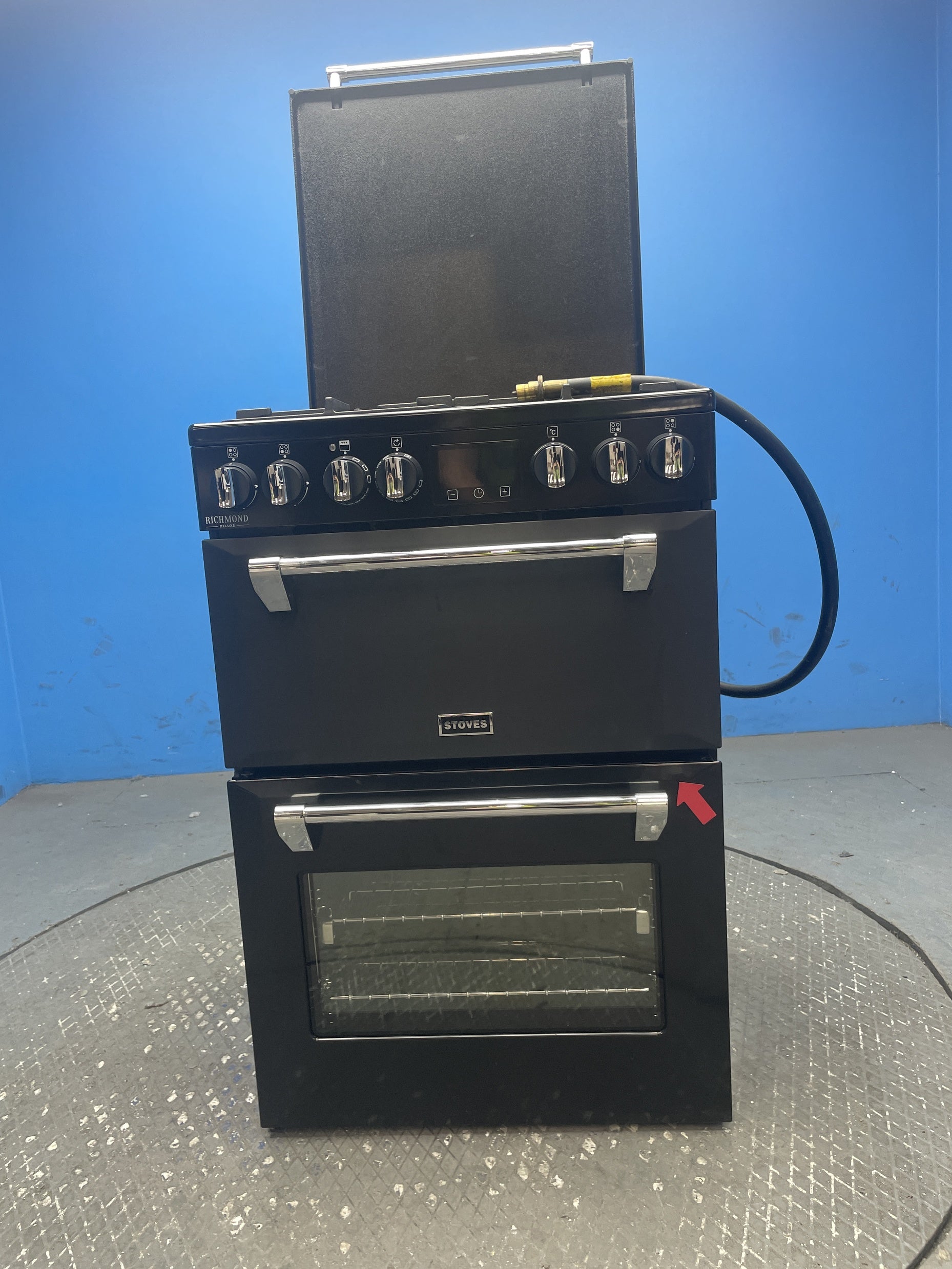 #GRC-159-446 - Stoves 60DF Richmond Deluxe 60cm Dual Fuel Cooker