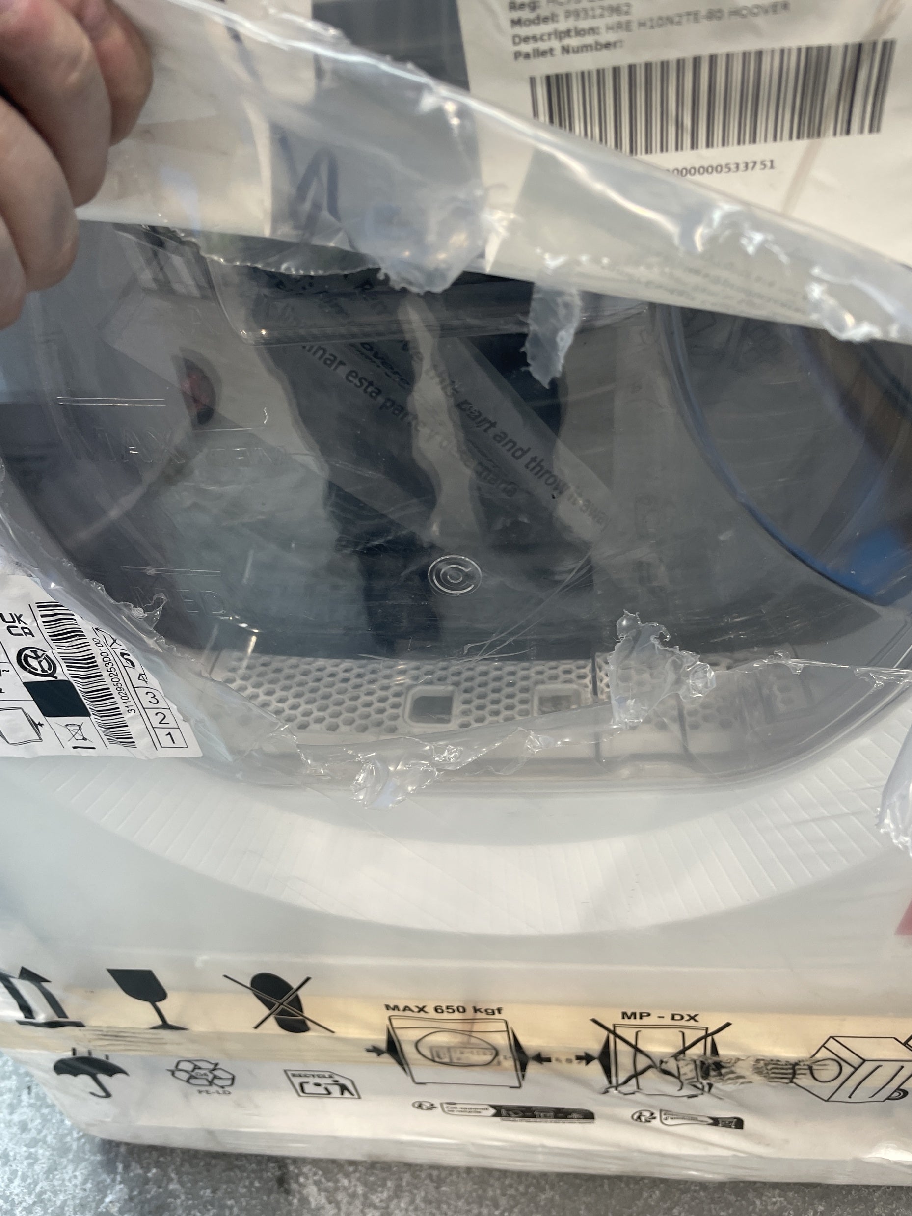 #GRC-155-859 - Hoover HRE H10N2TE-80 10kg Heat Pump Tumble Dryer