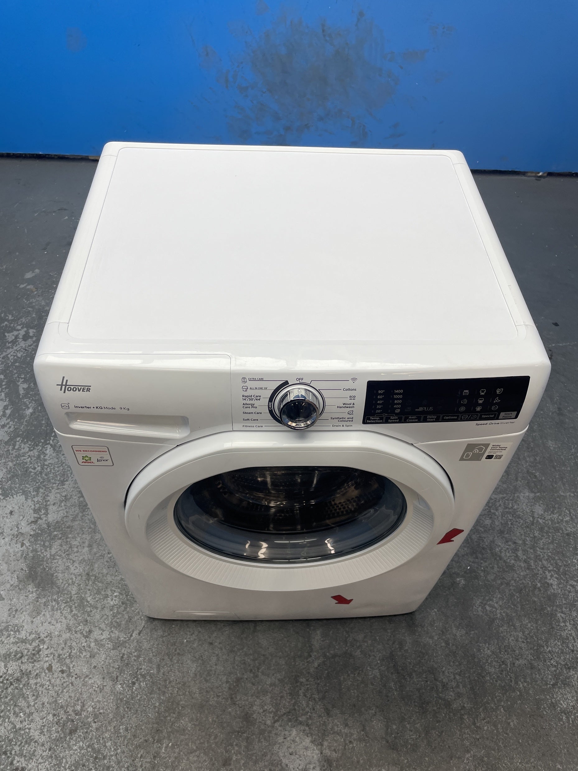 #GRC-159-994 - Hoover H-WASH 350 H3WPS696TAM6-80 9kg 1600rpm Washing Machine