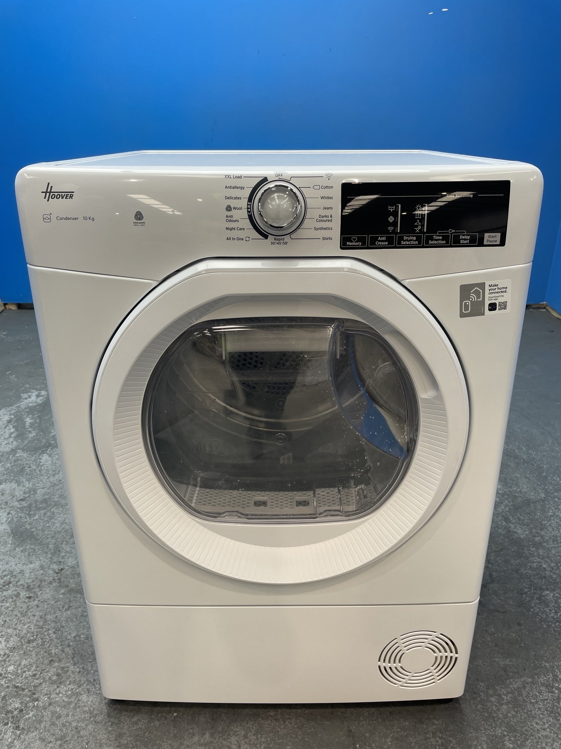 #GRC-163-089 - Hoover HRE C10TE-80 10kg Condenser Tumble Dryer