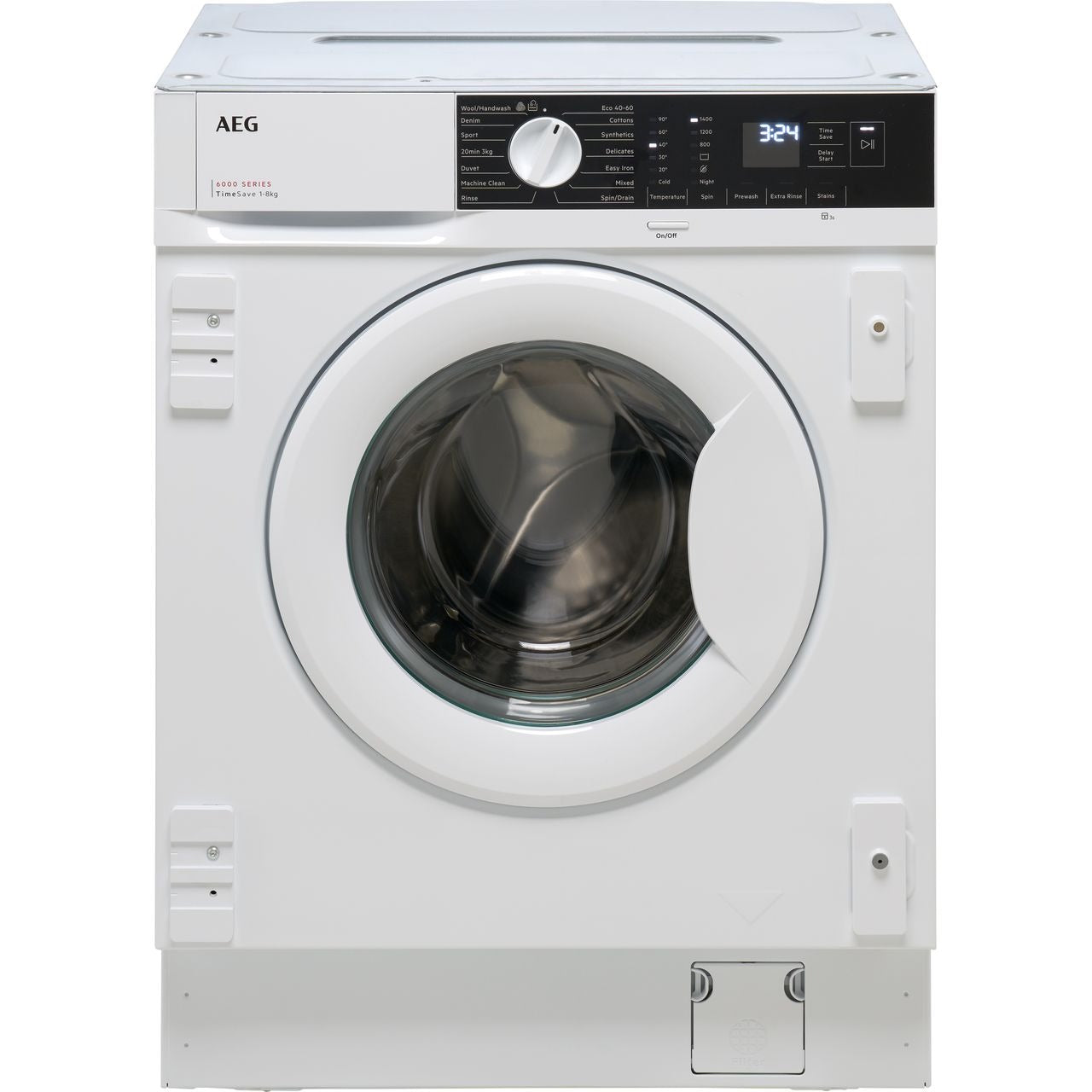 AEG 6000 Series LFX6G8434BI 8kg 1400rpm Integrated Washing Machine – Renew 2 U