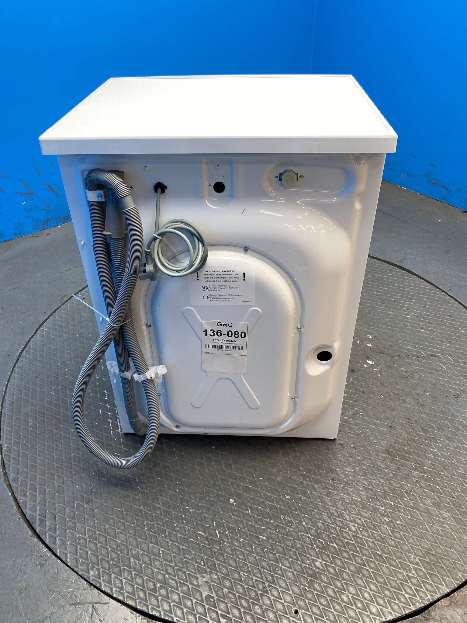AEG LFX50844B 8kg 1400rpm Washing Machine with TimeSave