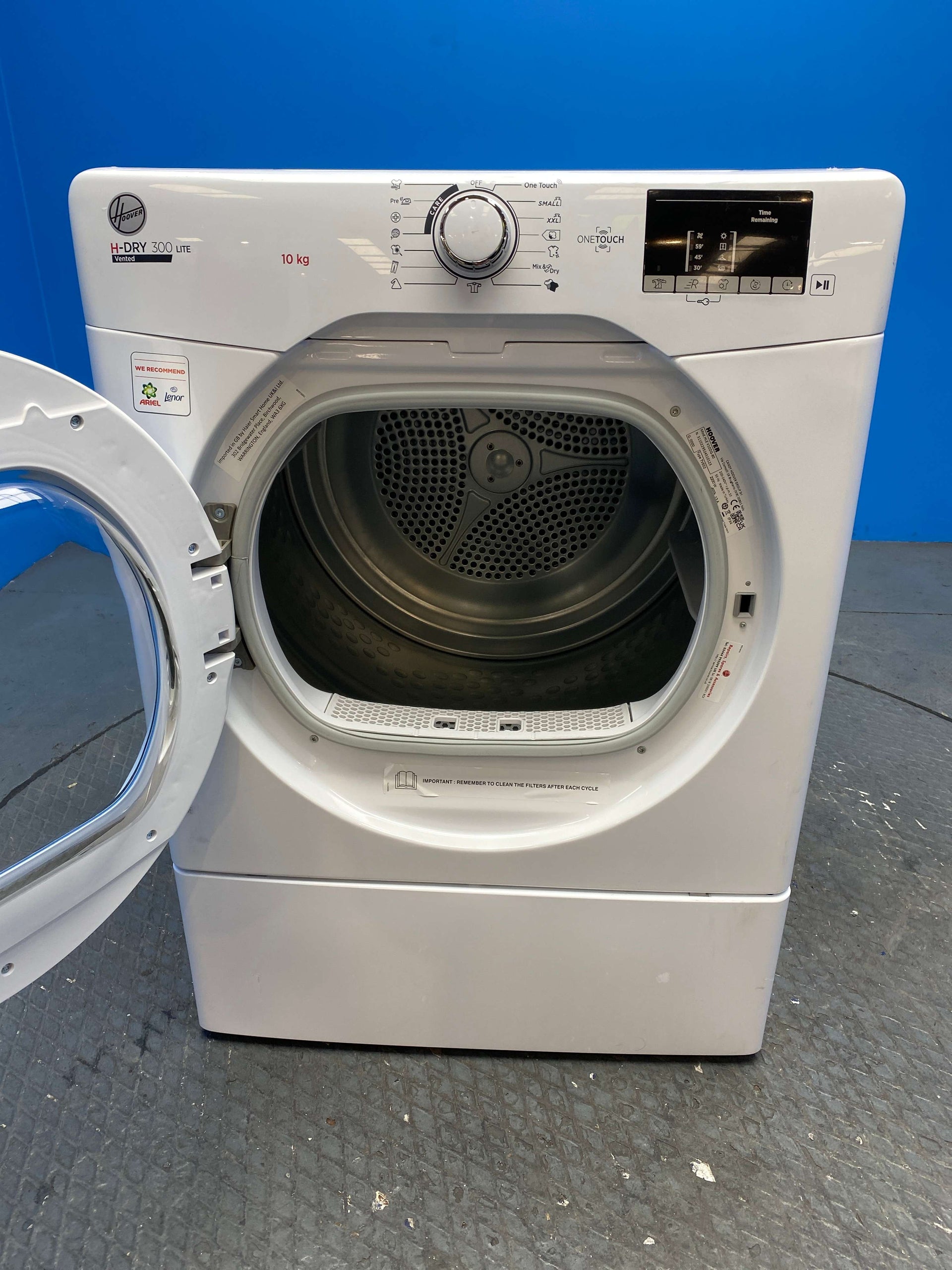 Hoover HLEV10DG 10kg Vented Tumble Dryer