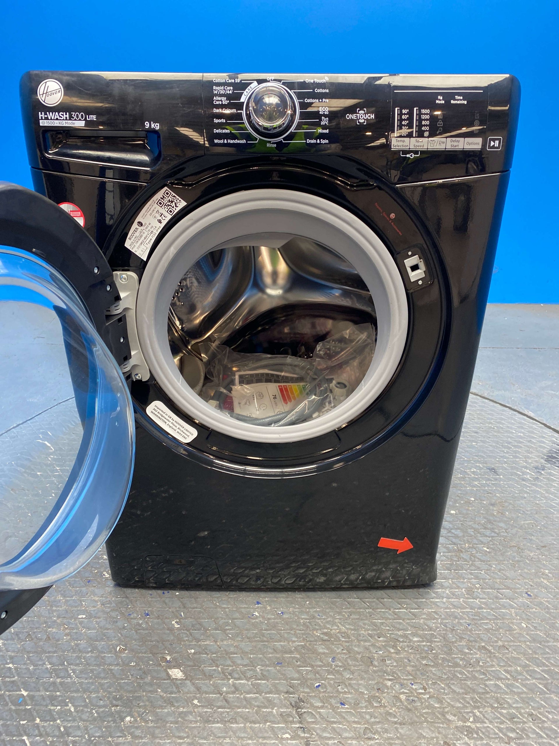 Hoover H3W 592DBBE 9kg 1500rpm Smart Washing Machine