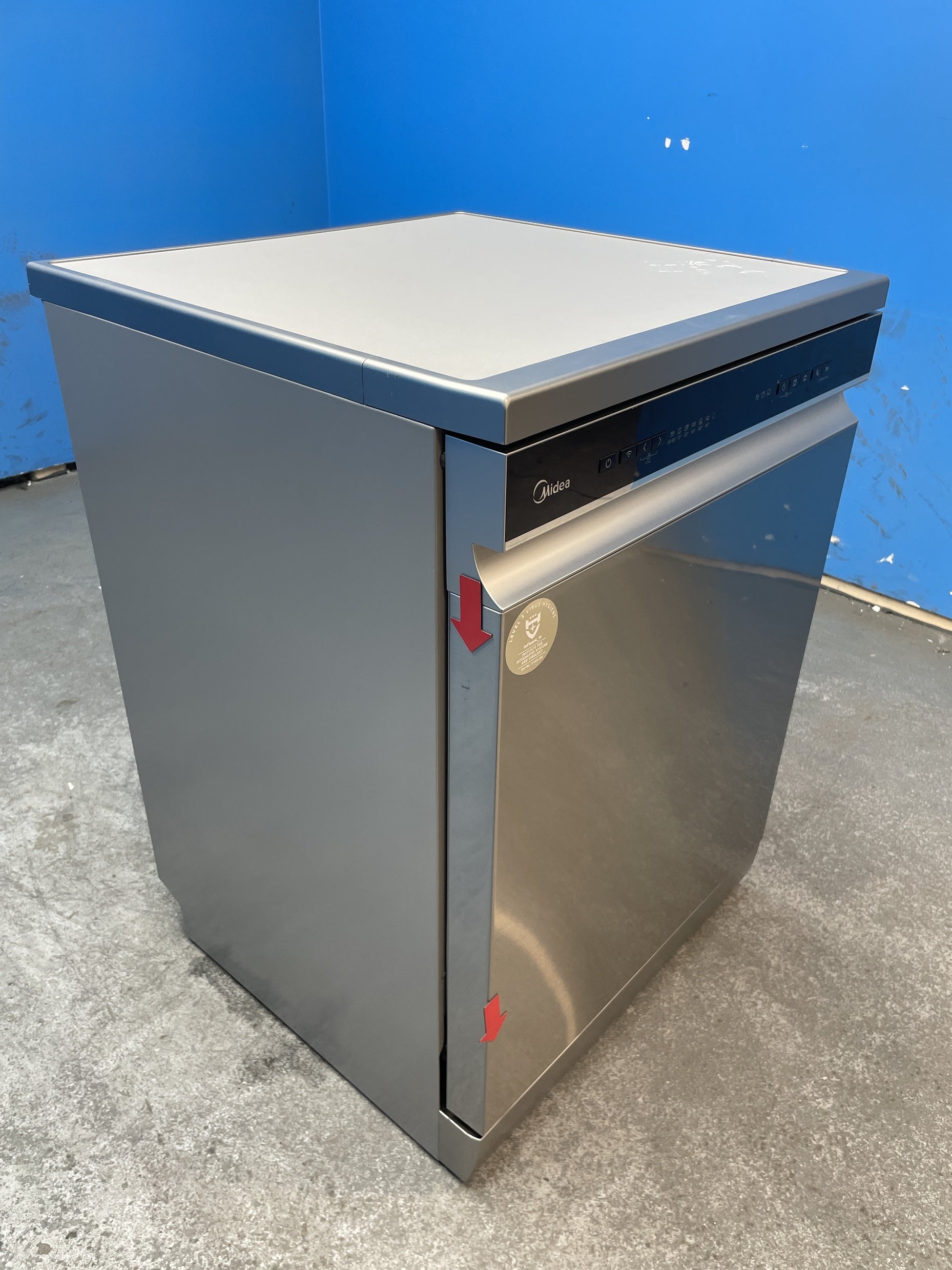 #GRC-158-778 - Midea MDWEF1433D 14 Place Full Size Dishwasher in Silver
