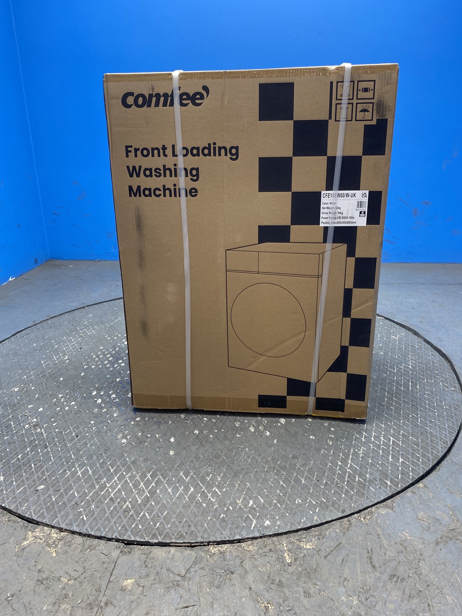#GRC-158-900 - Comfee CFE10EW60/W Slim 6kg 1000rpm Washing Machine