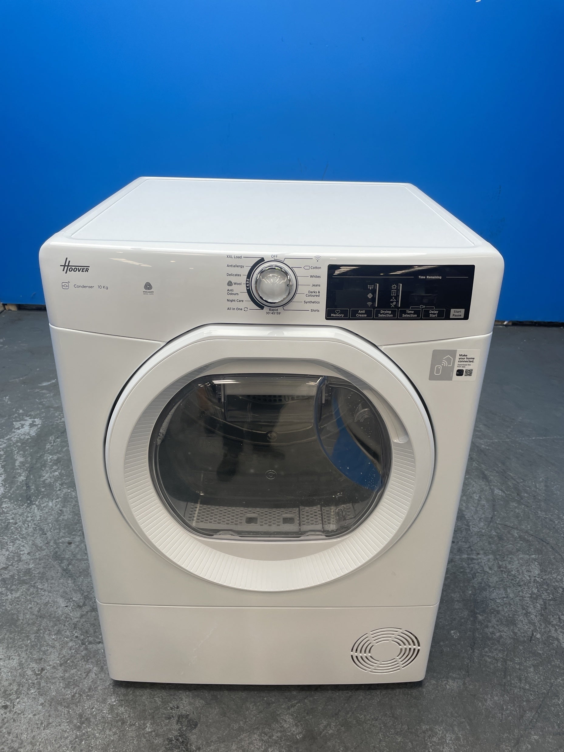 #GRC-163-725 - Hoover HRE C10TE-80 10kg Condenser Tumble Dryer