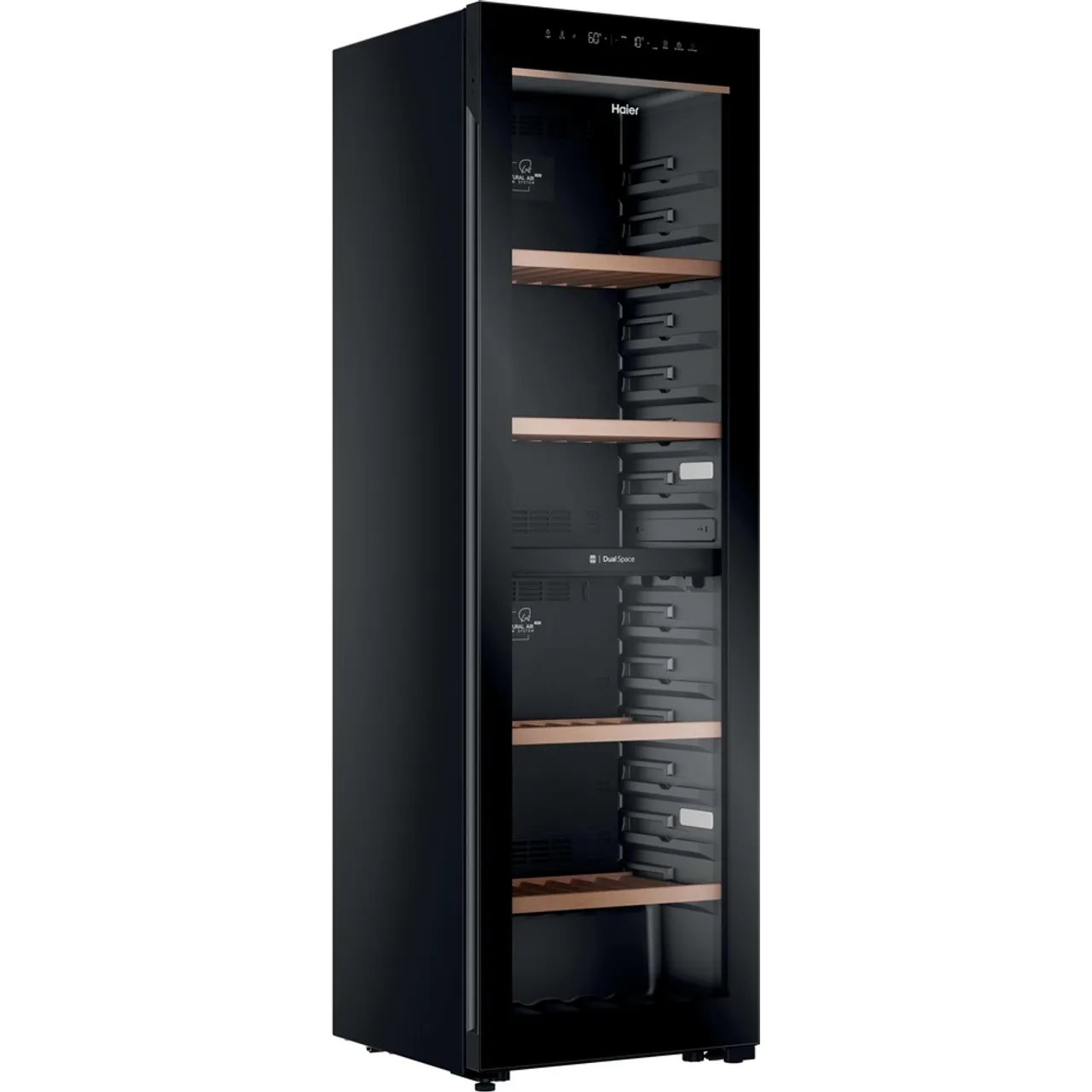 Haier HWS201 GDFH1K 201 Bottle Dual Zone Wine Cooler – Renew 2 U