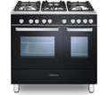 Kenwood CK406 90cm Dual Fuel Range Cooker with 5-Burner Gas Hob - Renew 2 U