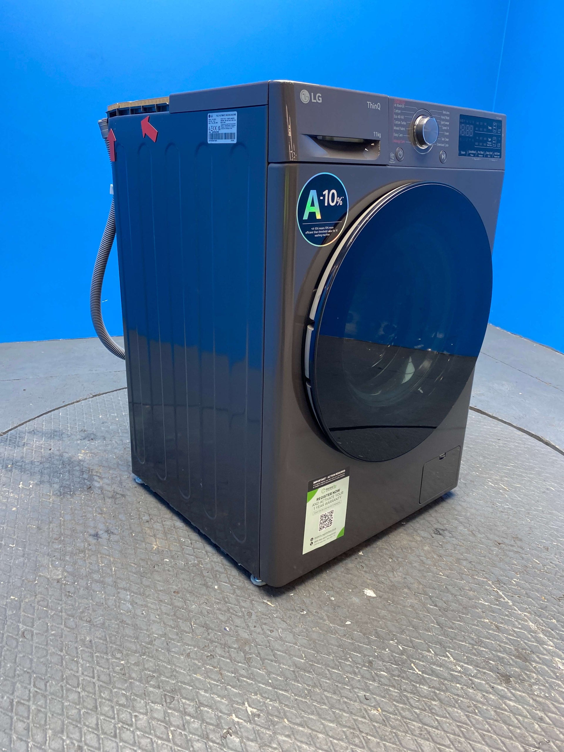 LG F4Y511GBLA1 11kg 1400 Spin Direct Drive Washing Machine