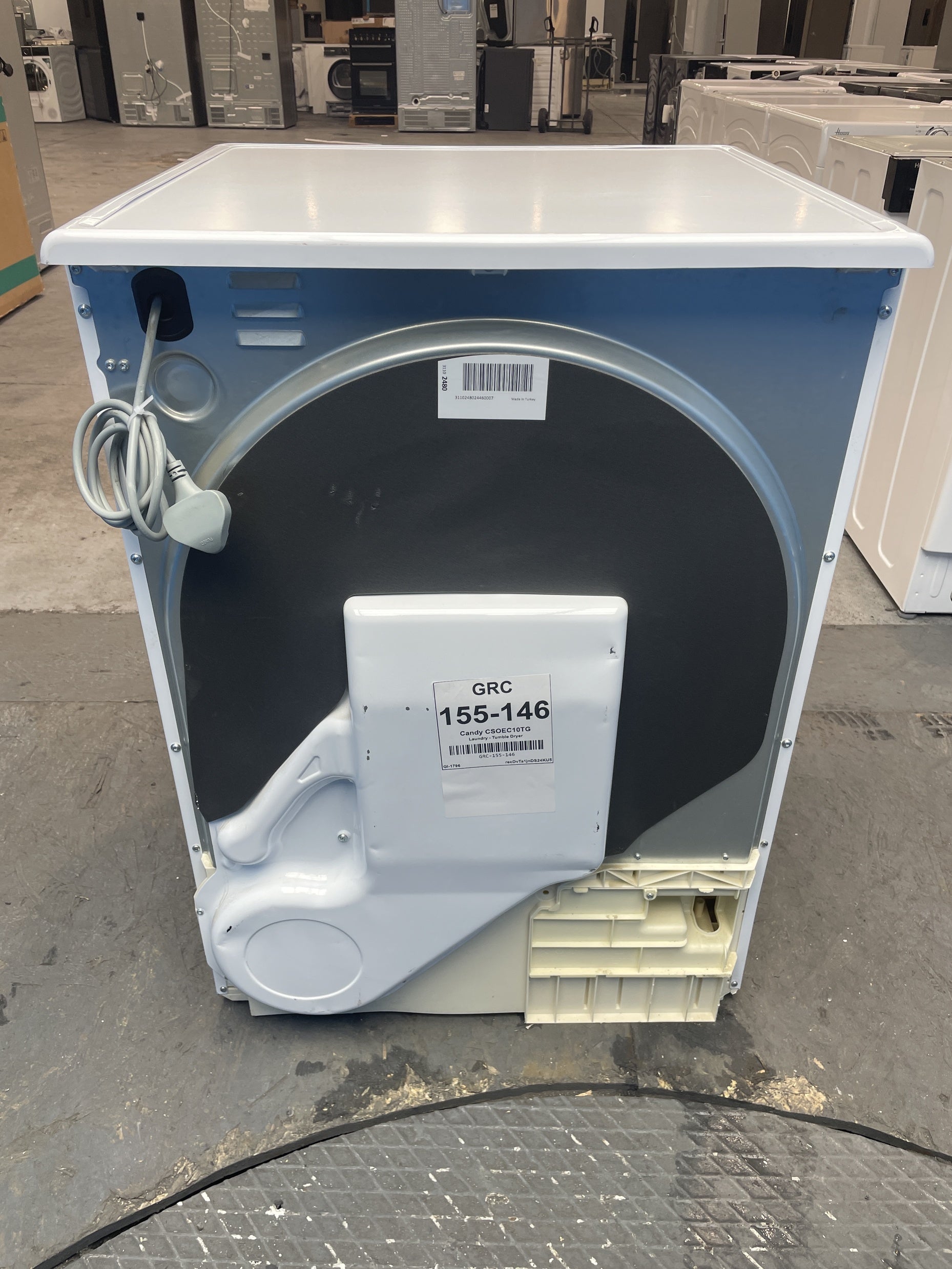 #GRC-155-146 - Candy Smart Pro CSOE C10TG 10kg Condenser Tumble Dryer