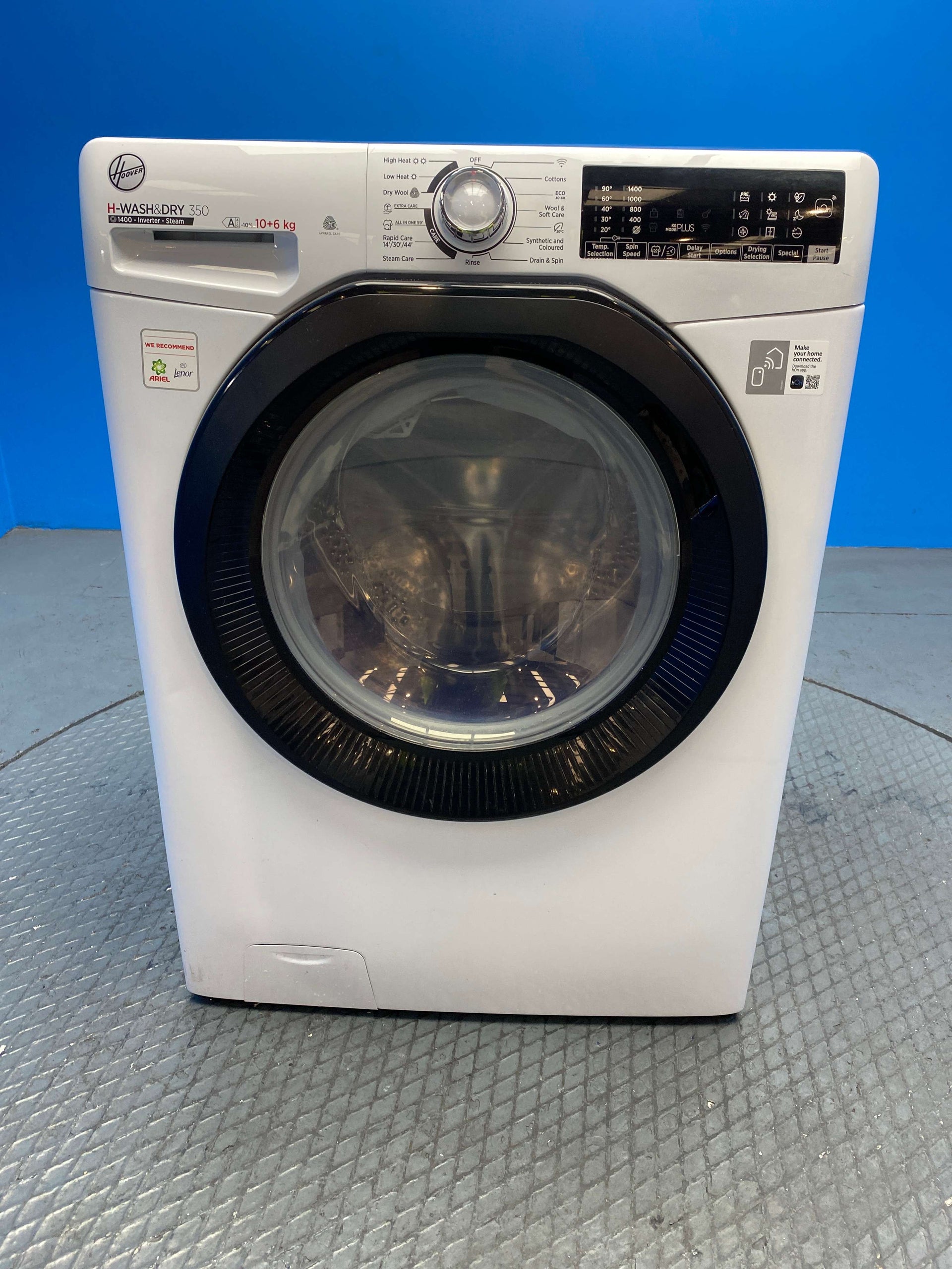 Hoover H3DPS41066TAMB80 10/6kg 1400 Spin Washer Dryer