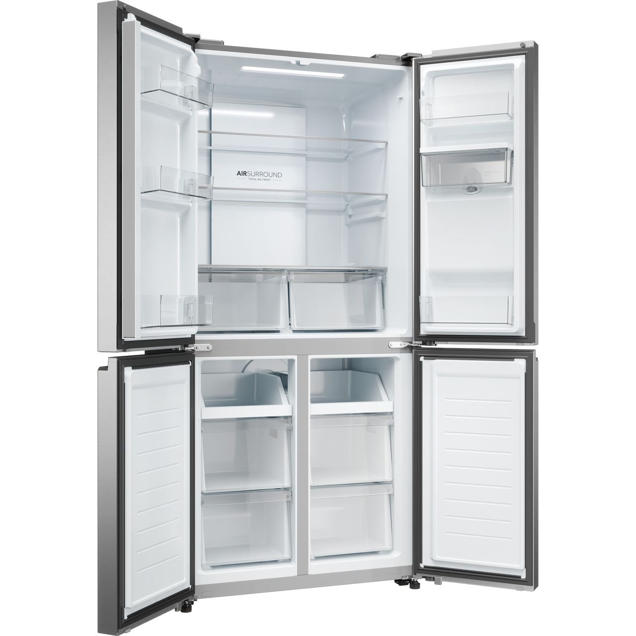 Haier HCR3818EWMM 4-Door Total No Frost Fridge Freezer – Renew 2 U