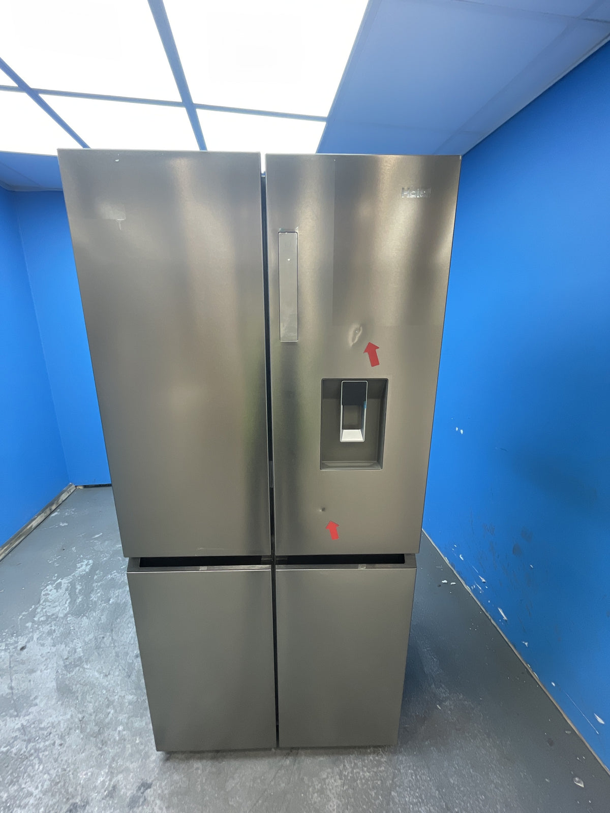 #GRC-162-700 - Haier HCR3818EWMM 4-Door Total No Frost Fridge Freezer