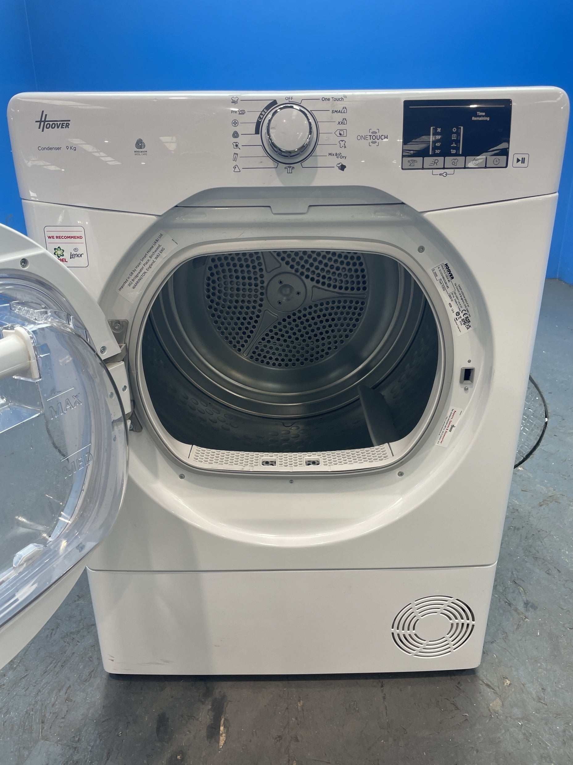 #GRC-156-752 - Hoover HLEC9DE 9kg Condenser Tumble Dryer