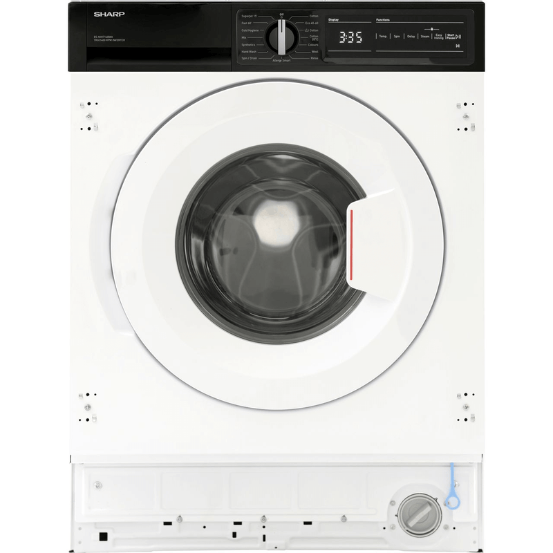 Sharp ES-NIH714BWA Integrated 7kg 1400 Spin Washing Machine - Renew 2 U