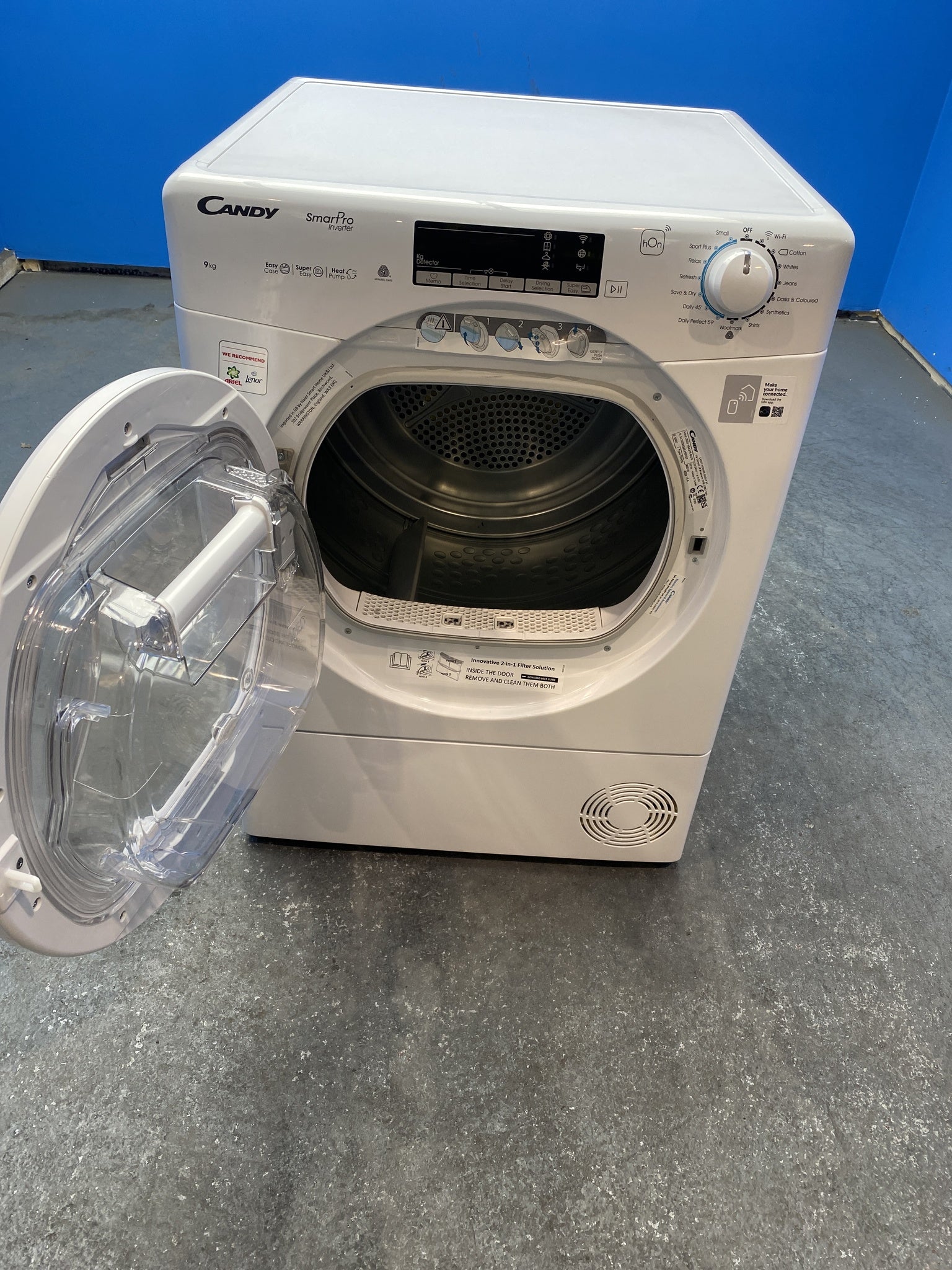 Candy CROEH9A3TE 9kg Heat Pump Tumble Dryer with Wi-Fi