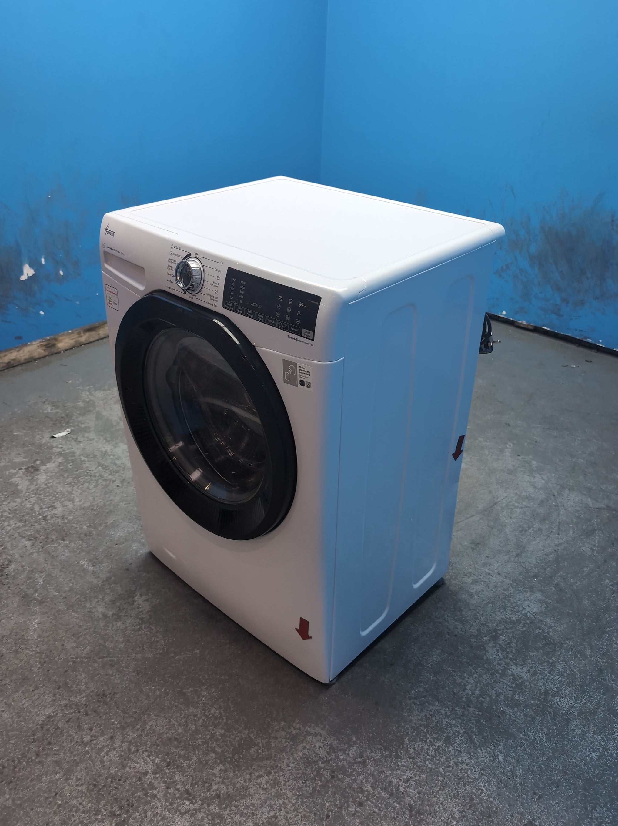 #GRC-164-389 - Hoover H-WASH 350 9kg 1400rpm Washing Machine – Allergy Care Pro, White