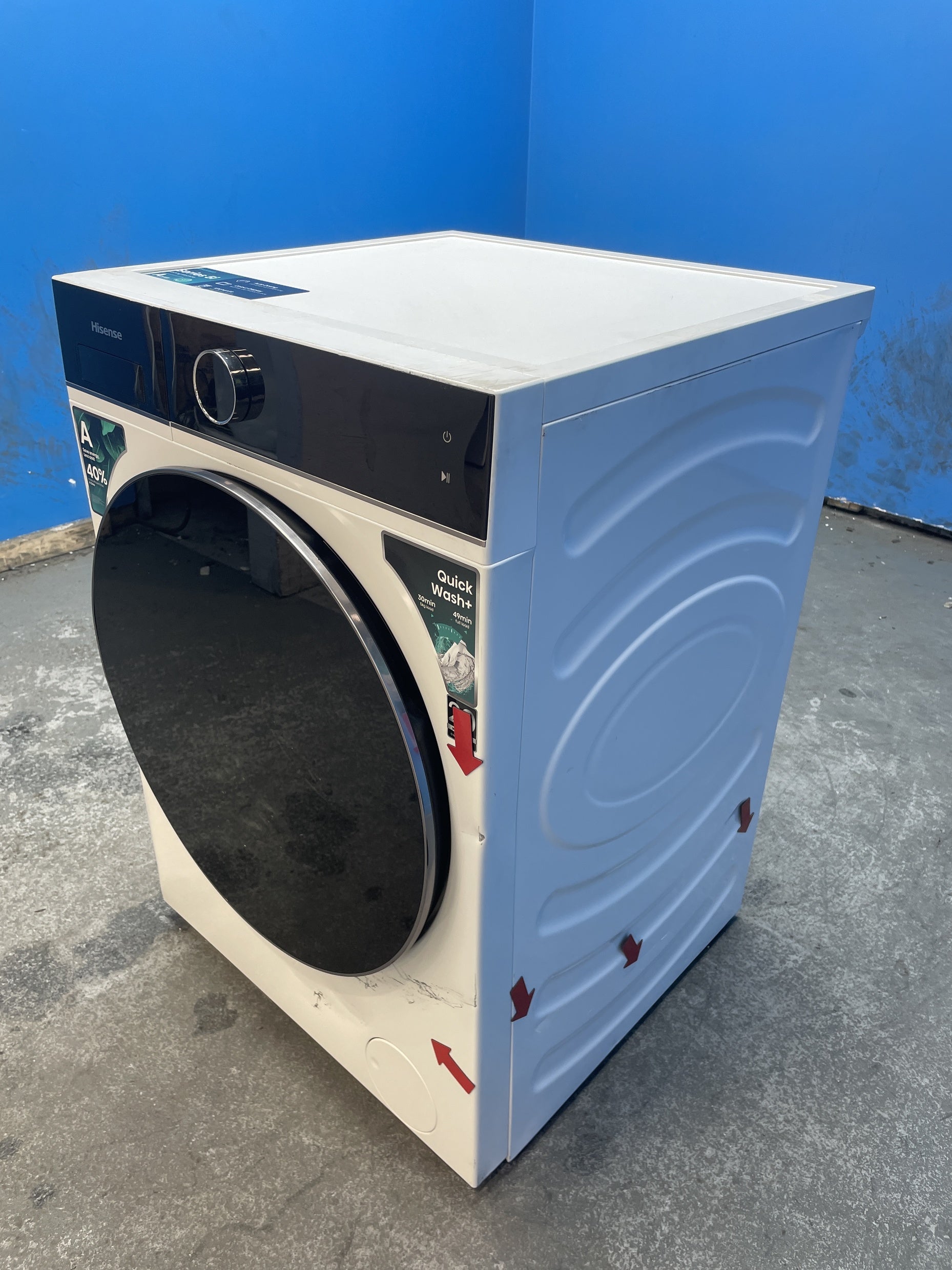#GRC-158-100 - Hisense 5i Series WF5I1245BWR 12kg 1400rpm Washing Machine