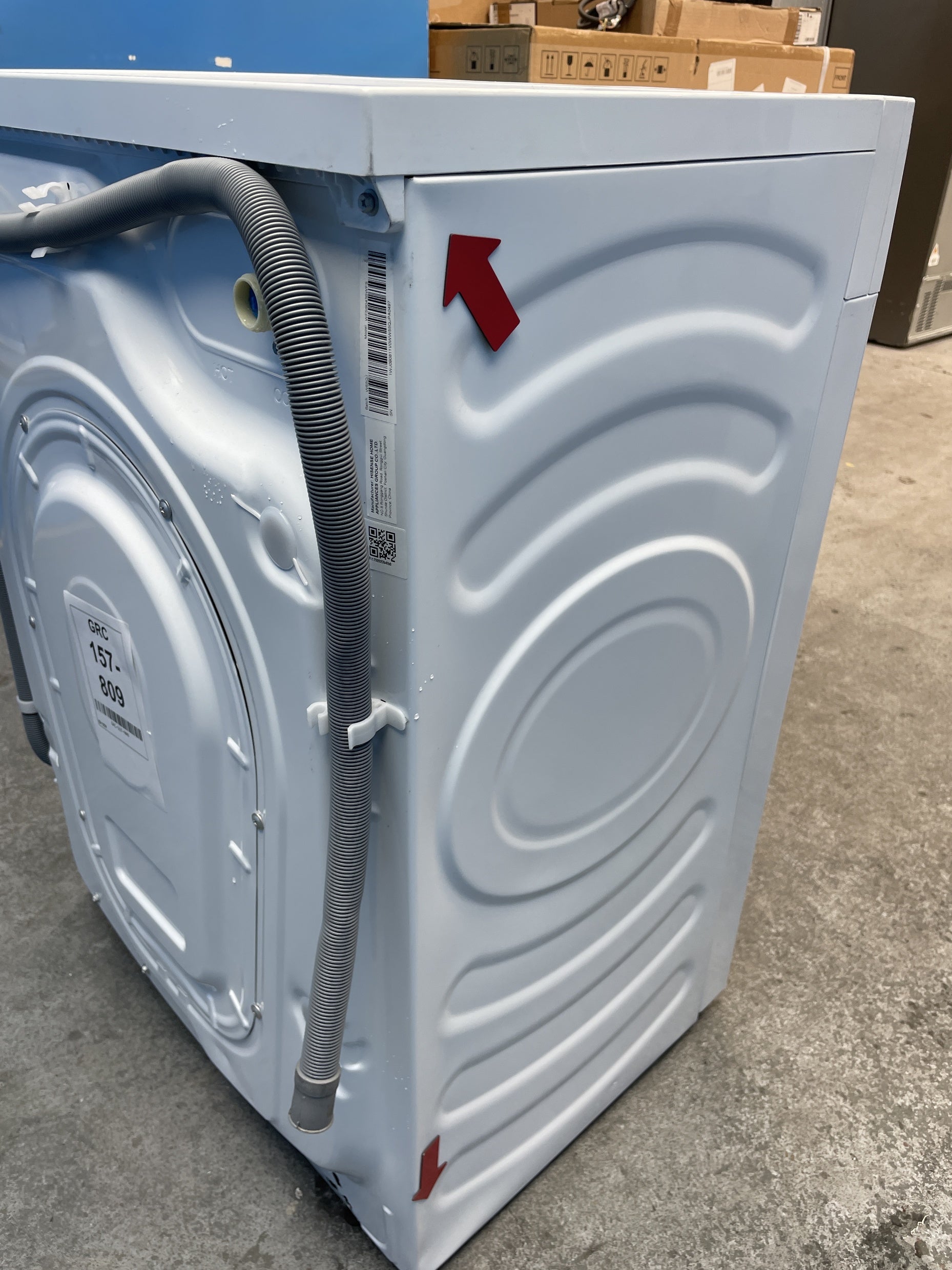 #GRC-157-809 - Hisense WF5I9043BWFS 9kg 140rpm KitchenFit Washing Machine