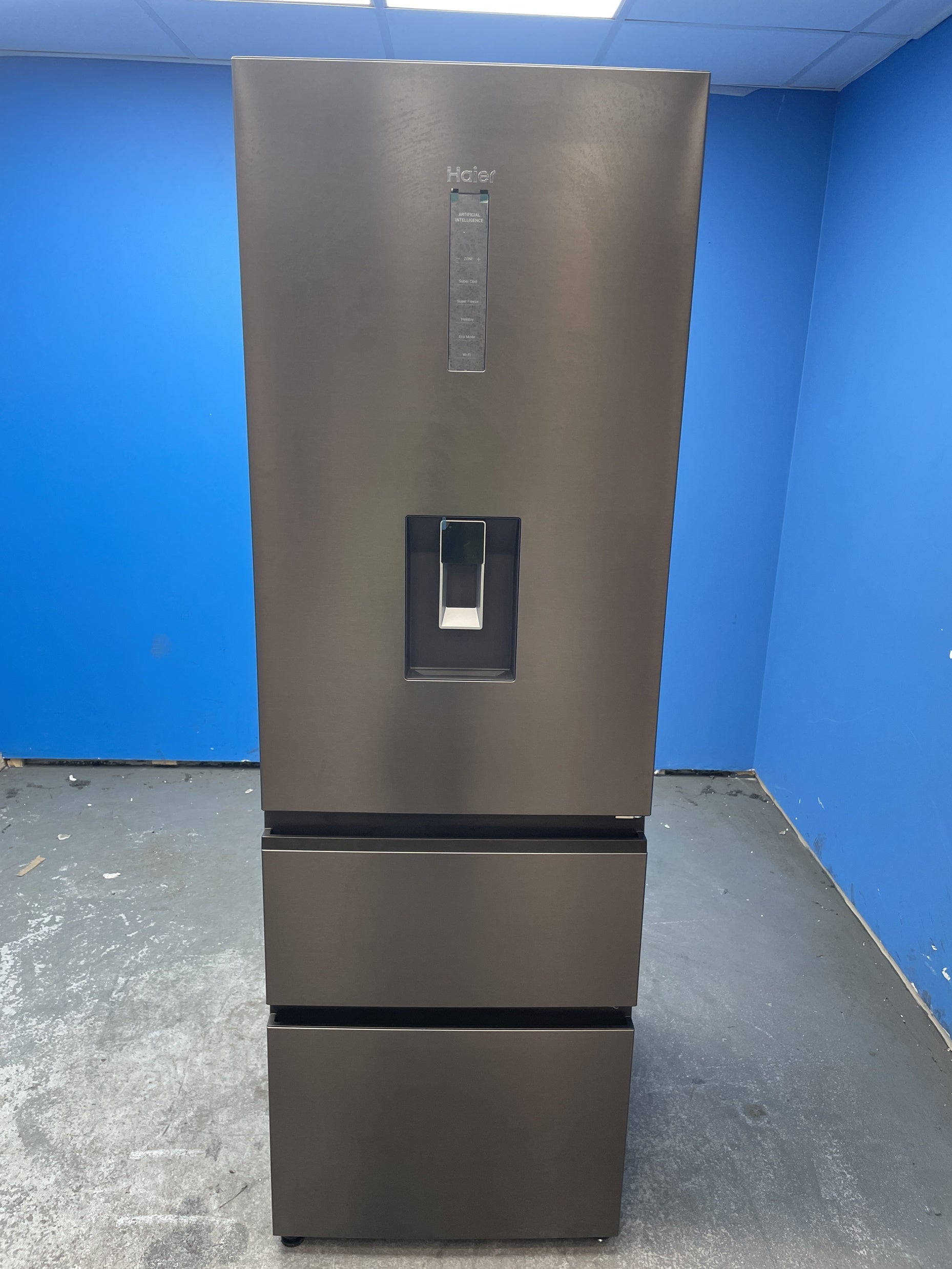 #GRC-156-445 - Haier HTW5618EWMP 357L Series 5 60cm 3D No Frost Fridge Freezer