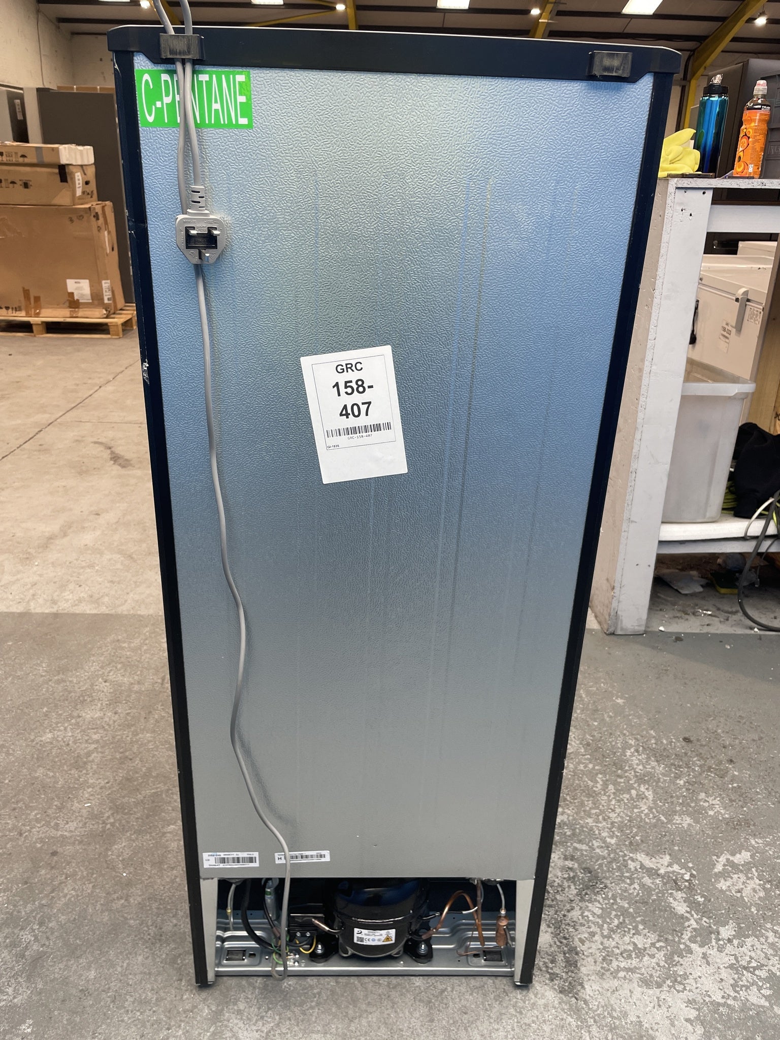 #GRC-158-407 - Candy CCH1S513EBK 185 Litre Combi Fridge Freezer