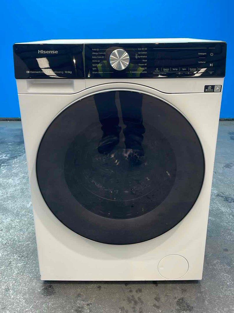 #GRC-159-781 - Hisense WF5S1045BW 10.5kg 1400rpm Auto Dosing Washing Machine