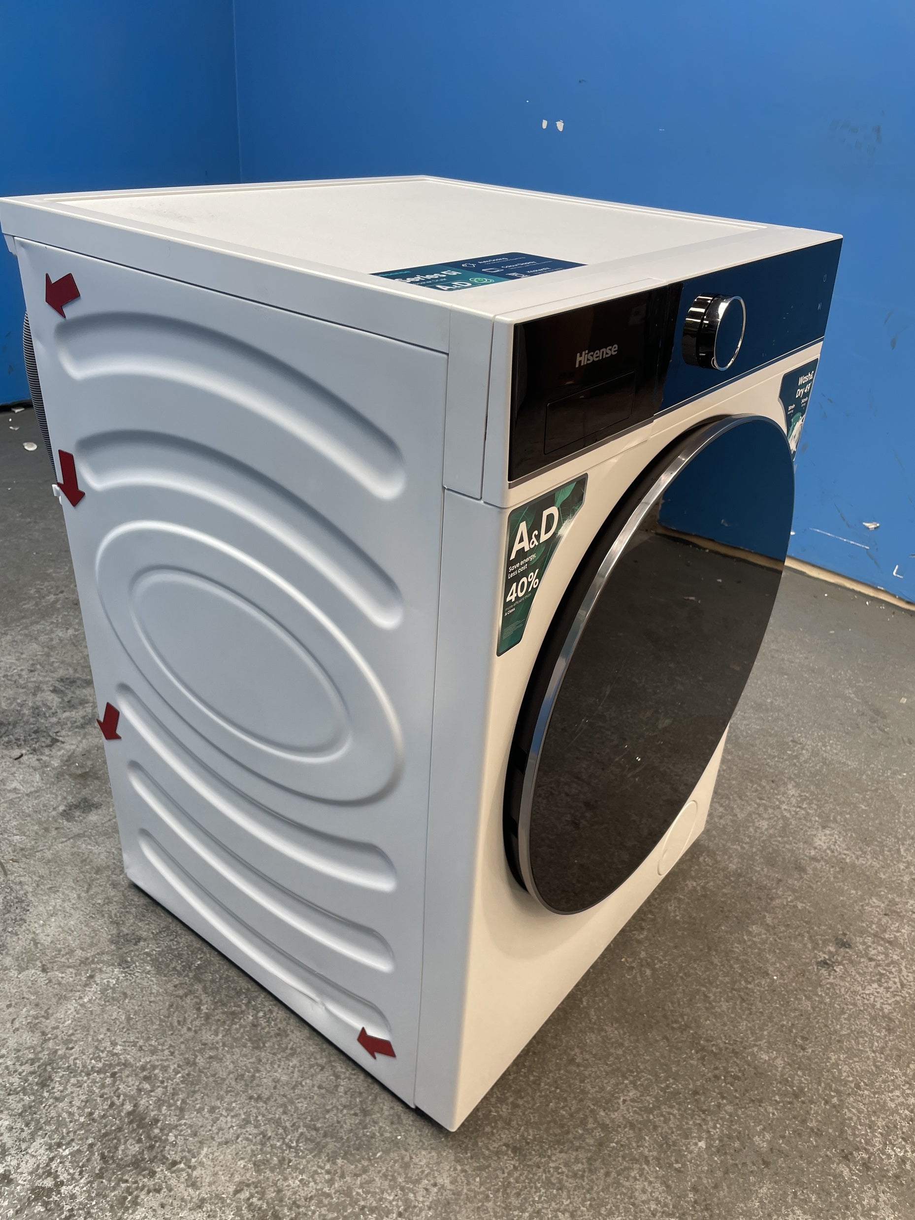 #GRC-158-013 - Hisense WD5I1245BWR 5i Series 12/8kg 1400rpm Washer Dryer