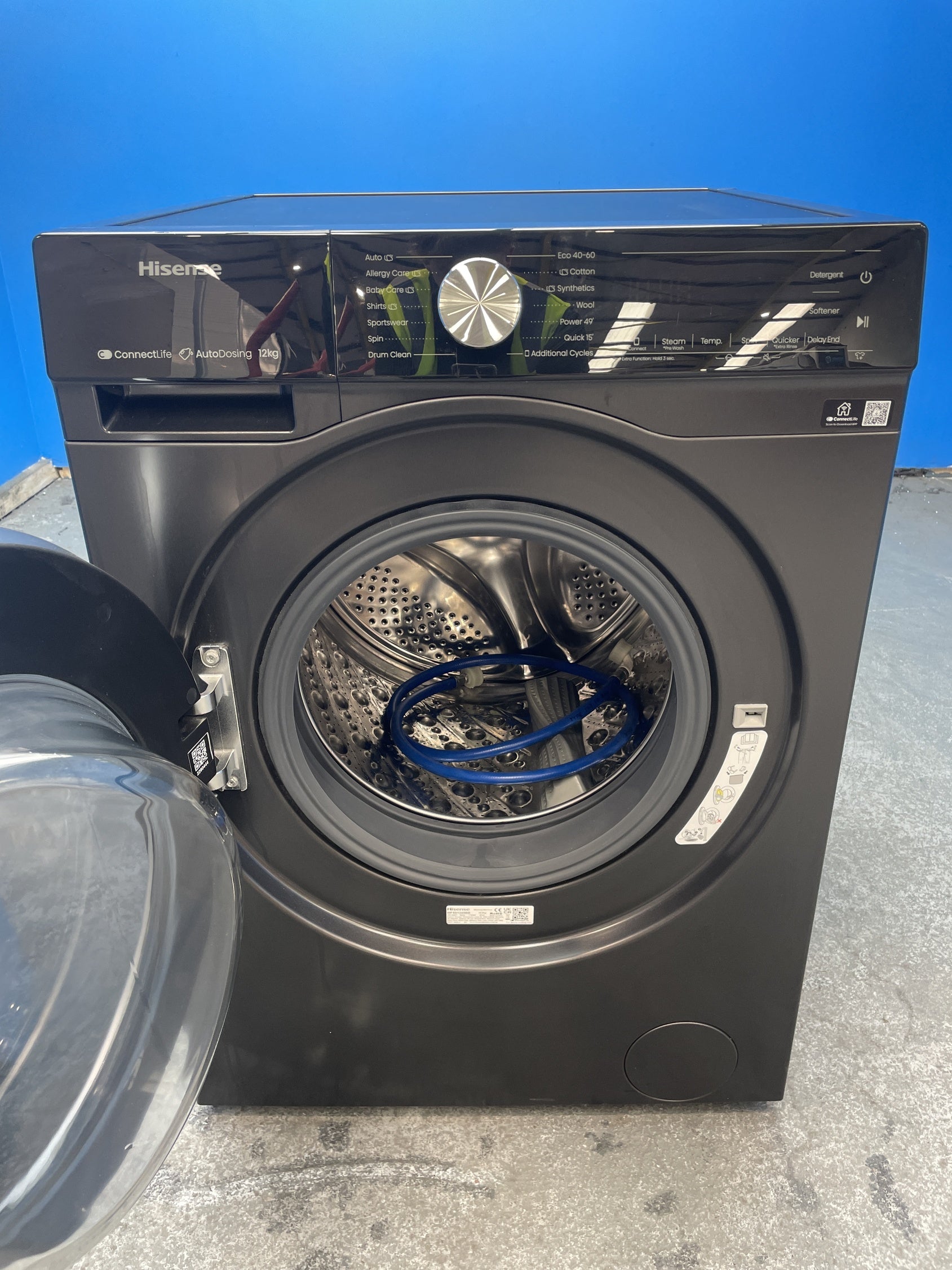 #GRC-145-192 - Hisense WF5I1245BBR 12kg 1400rpm KitchenFit Washing Machine