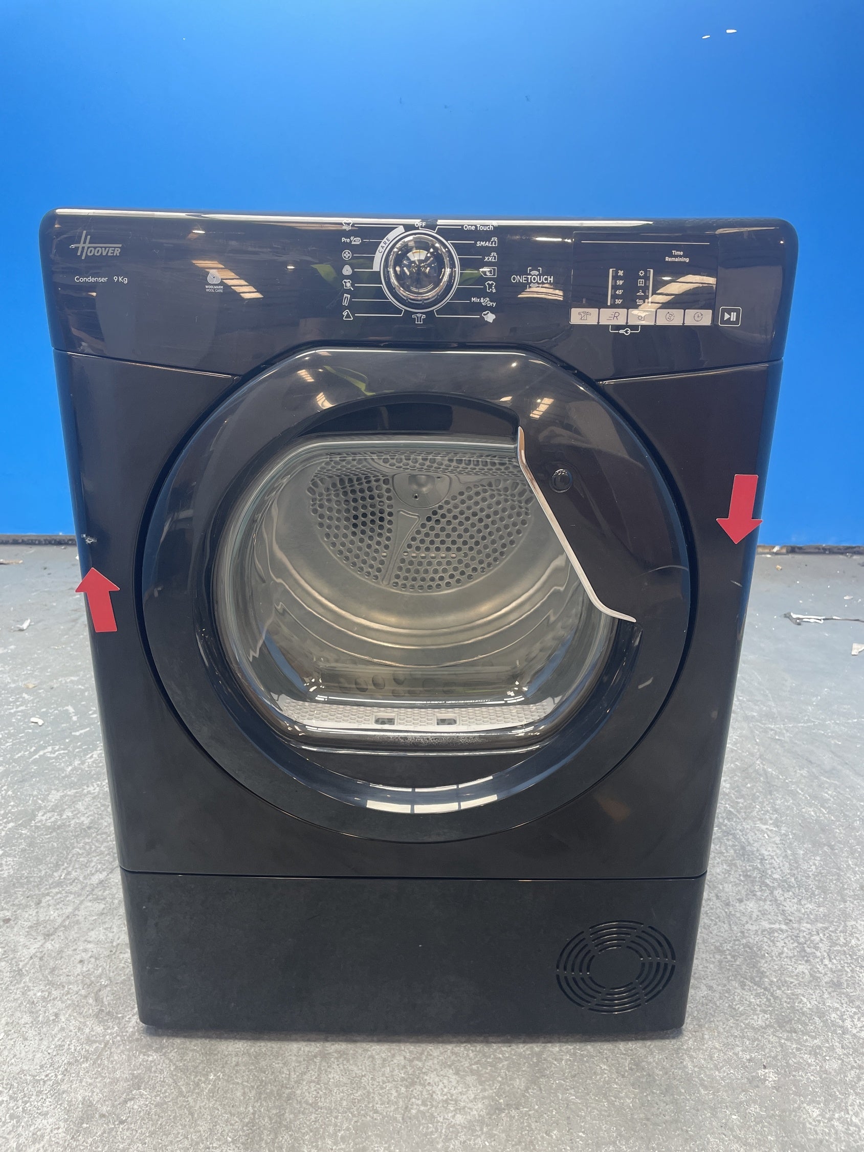 #GRC-159-214 - Hoover H-DRY 300 HLE C9DGB 9kg Condenser Tumble Dryer
