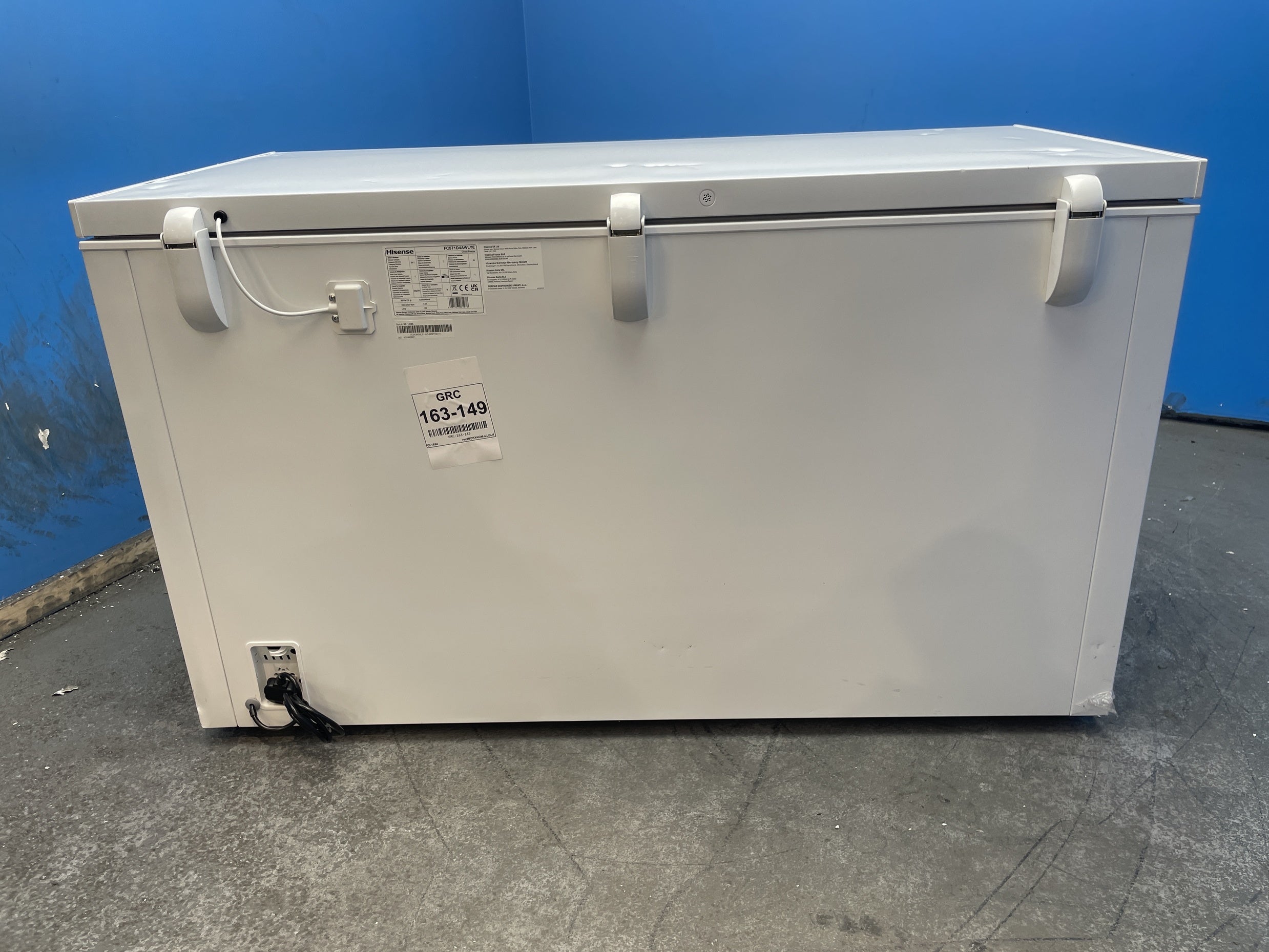 #GRC-163-149 - Hisense FC571D4AWLYE 372L Winter Guard Chest Freezer