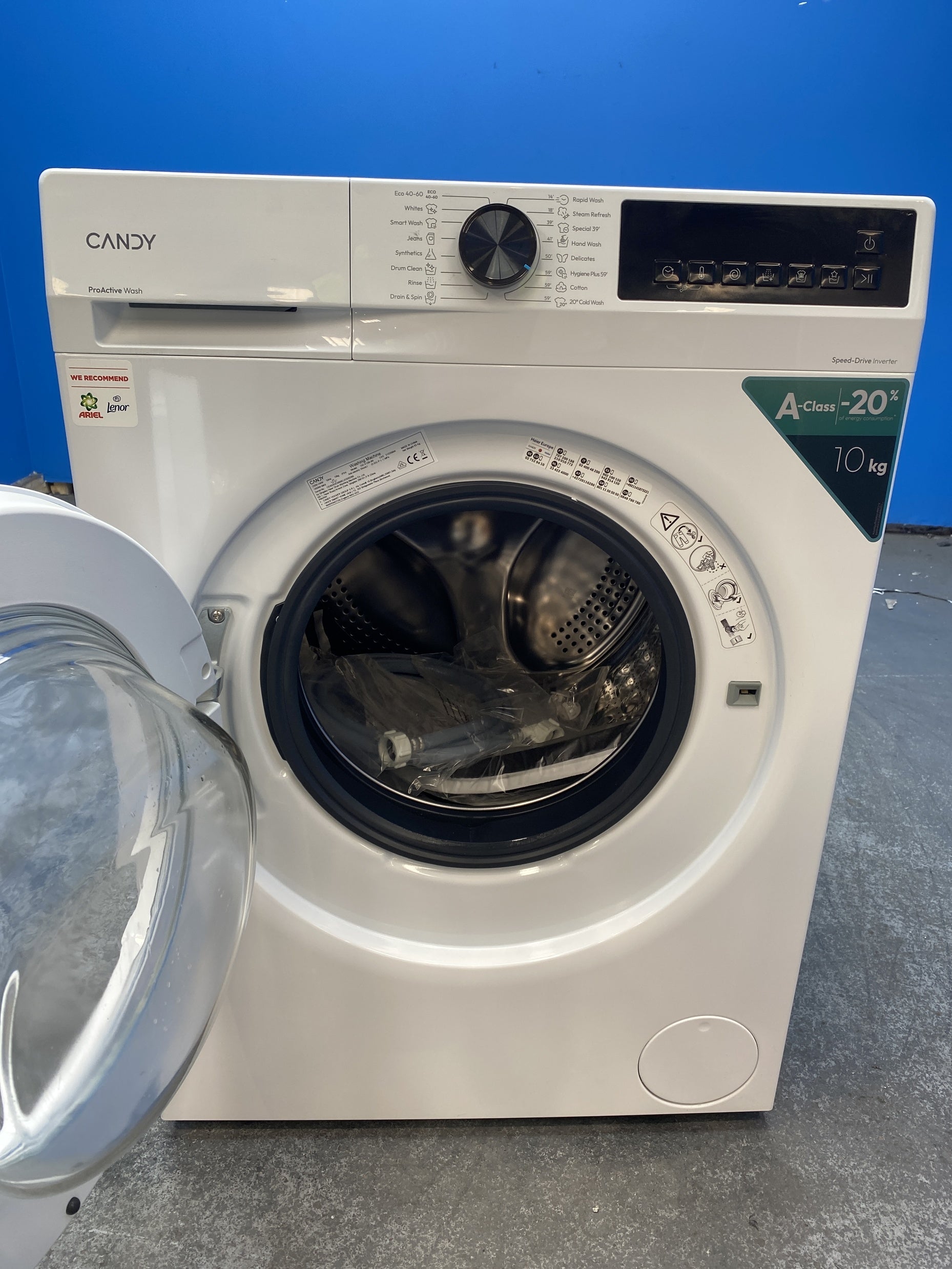 #GRC-158-520 - Candy GD 4108-80 10kg 1400 rpm Quick Wash Washing Machine