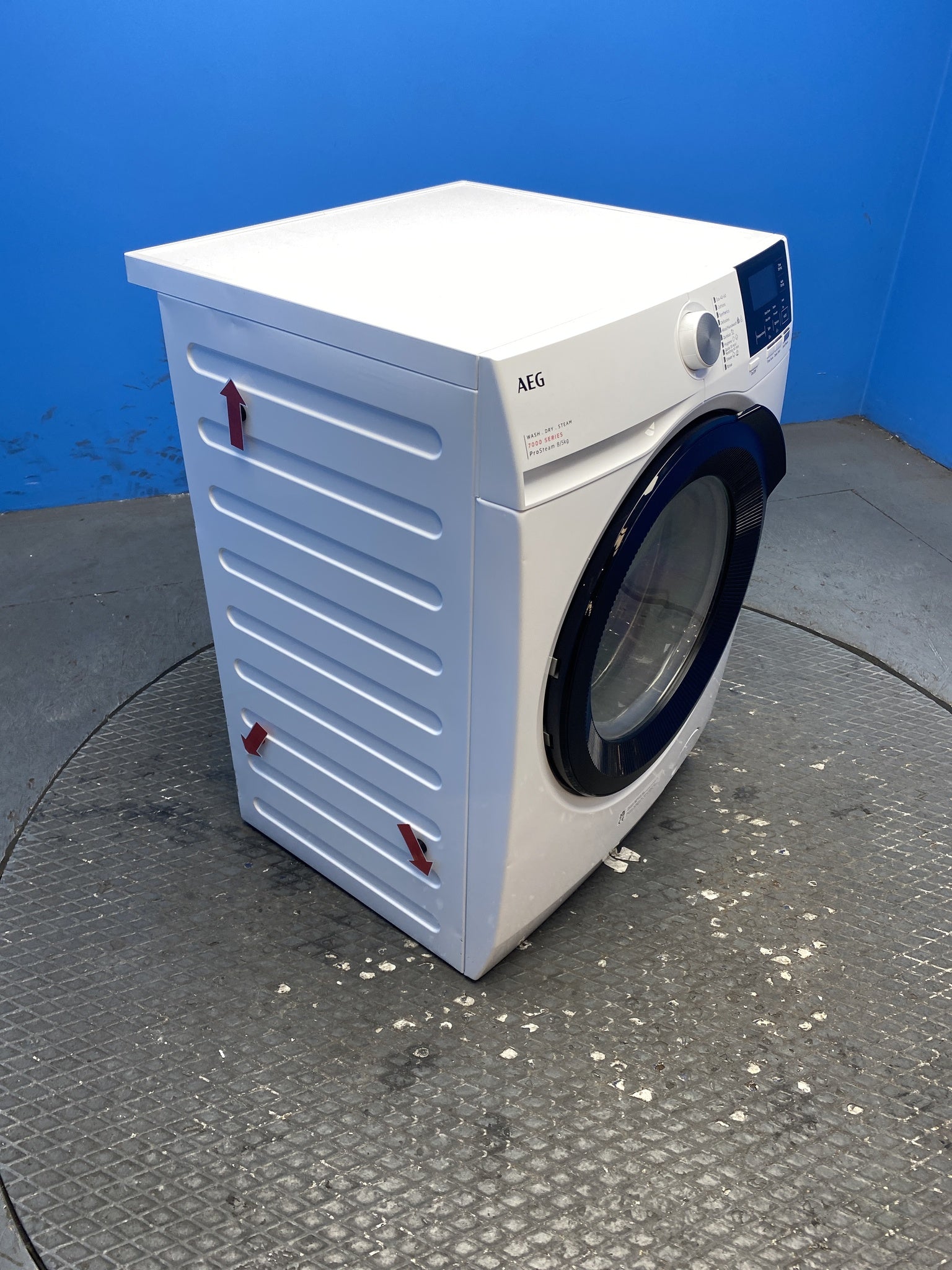 AEG LWR7185M4B ProSteam 8/5kg 1400rpm Washer Dryer