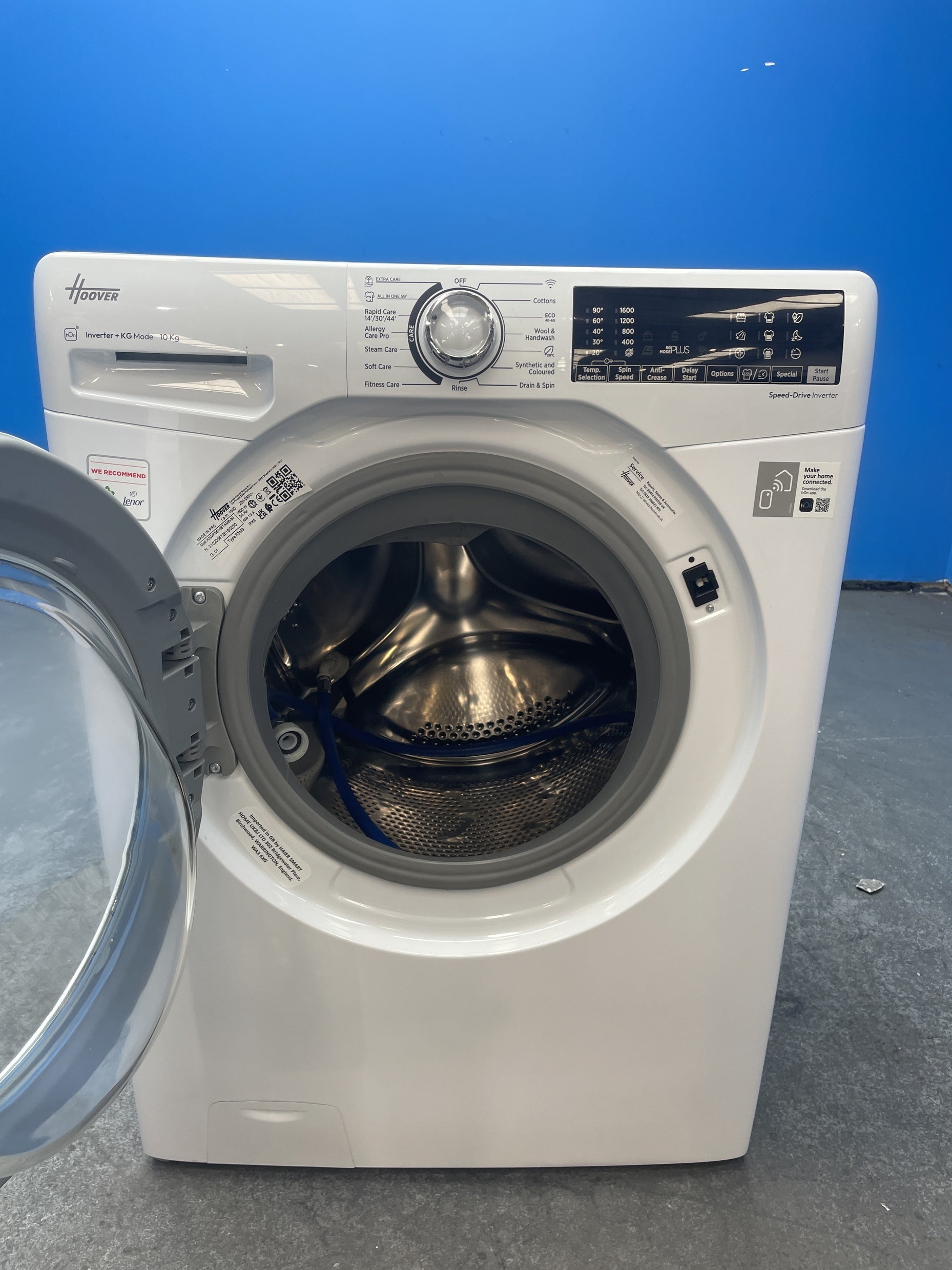 #GRC-160-223 - Hoover H-WASH 350 H3WPS6106TAM6-80 10kg 1600rpm Washing Machine