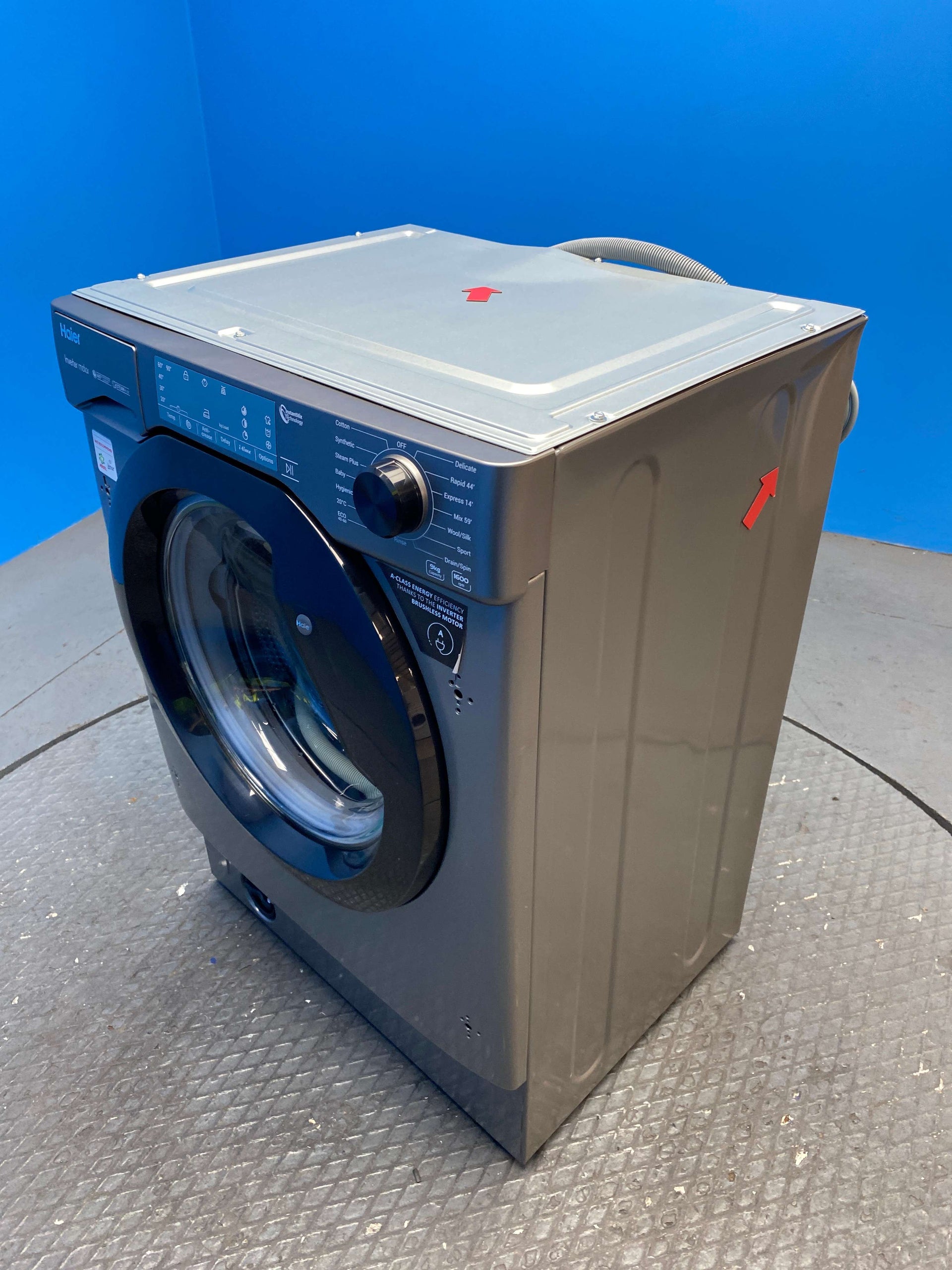 Haier HWQ90B416FWBR Series 4 Integrated 9kg 1600 Spin Washing Machine