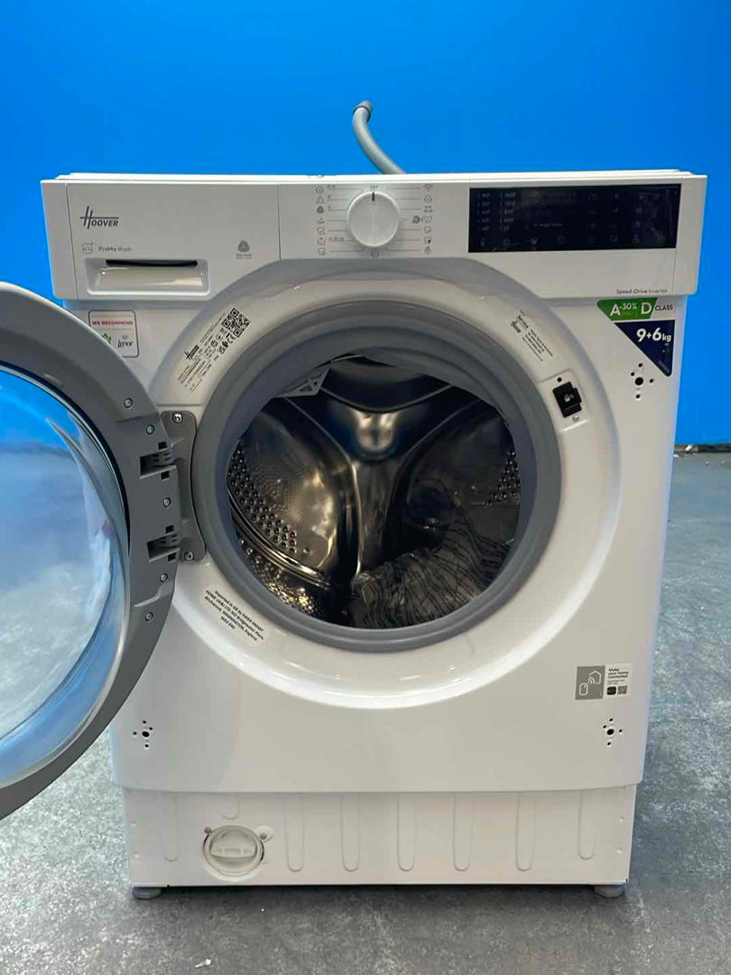 #GRC-161-566 - Hoover BH4S696M6DB9-80 9/6kg 1600rpm Integrated Washer Dryer