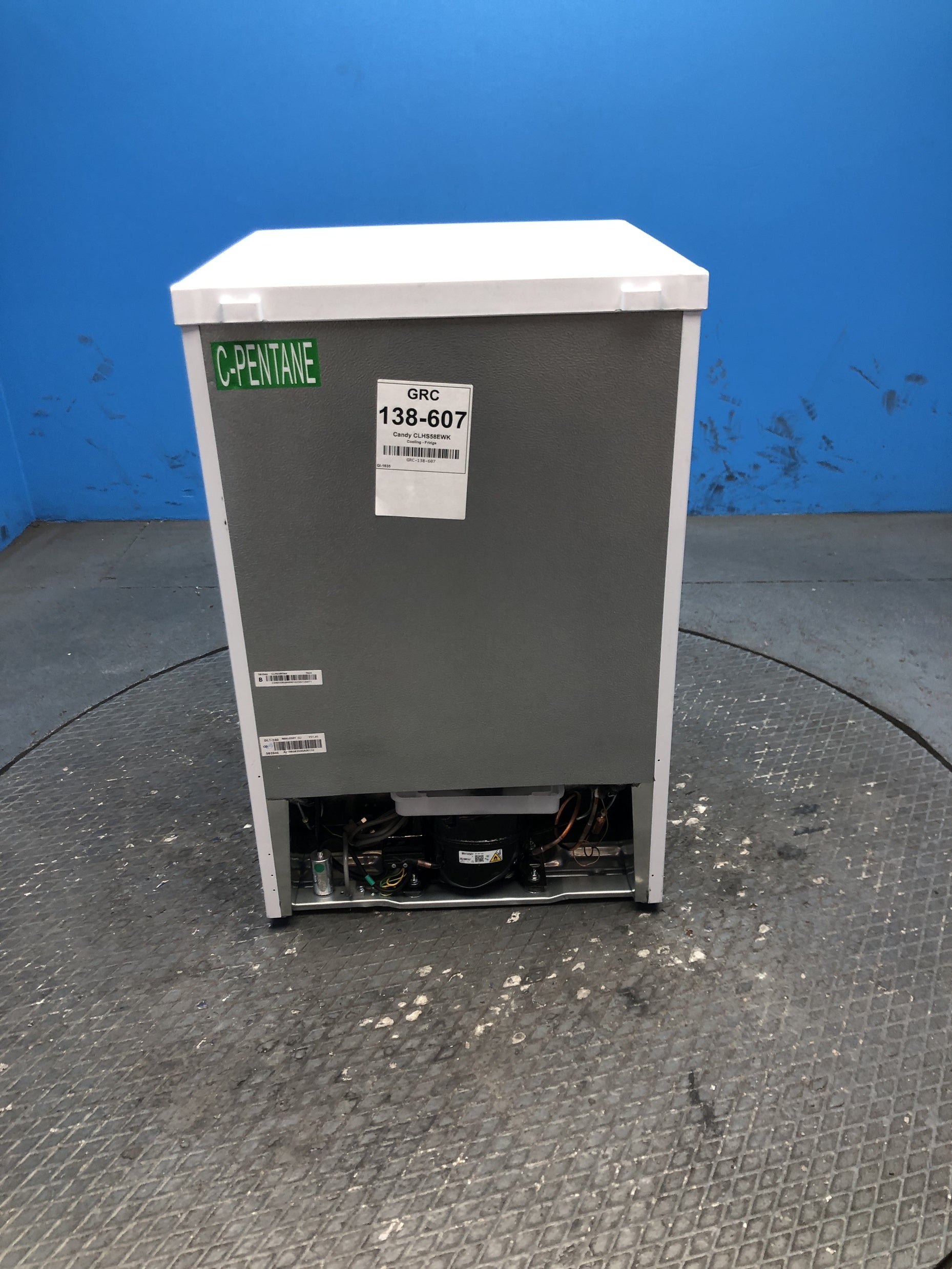 Candy CLHS58EWK 127 Litre 55cm Under Counter Fridge